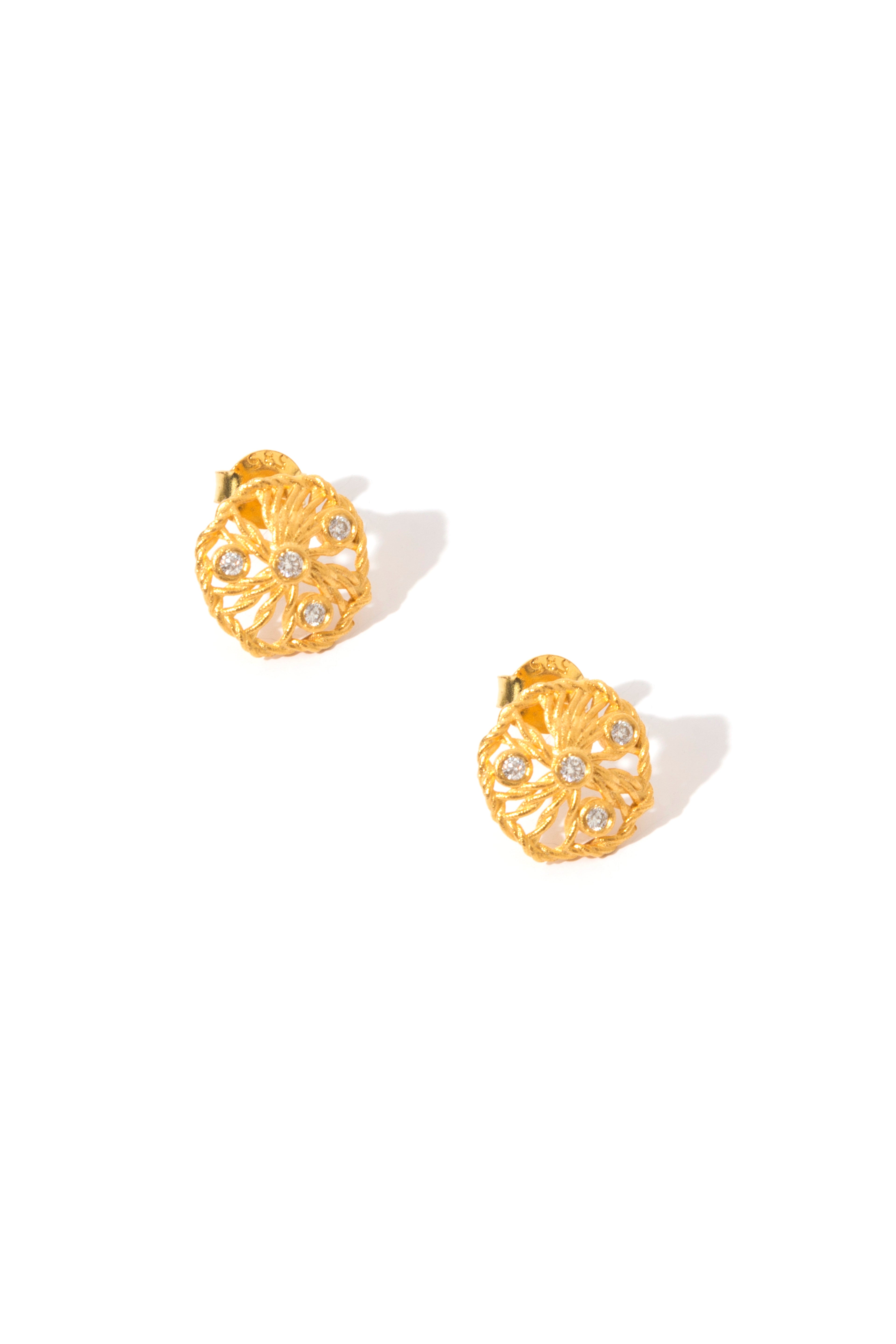 Diamond Twist Small Earring