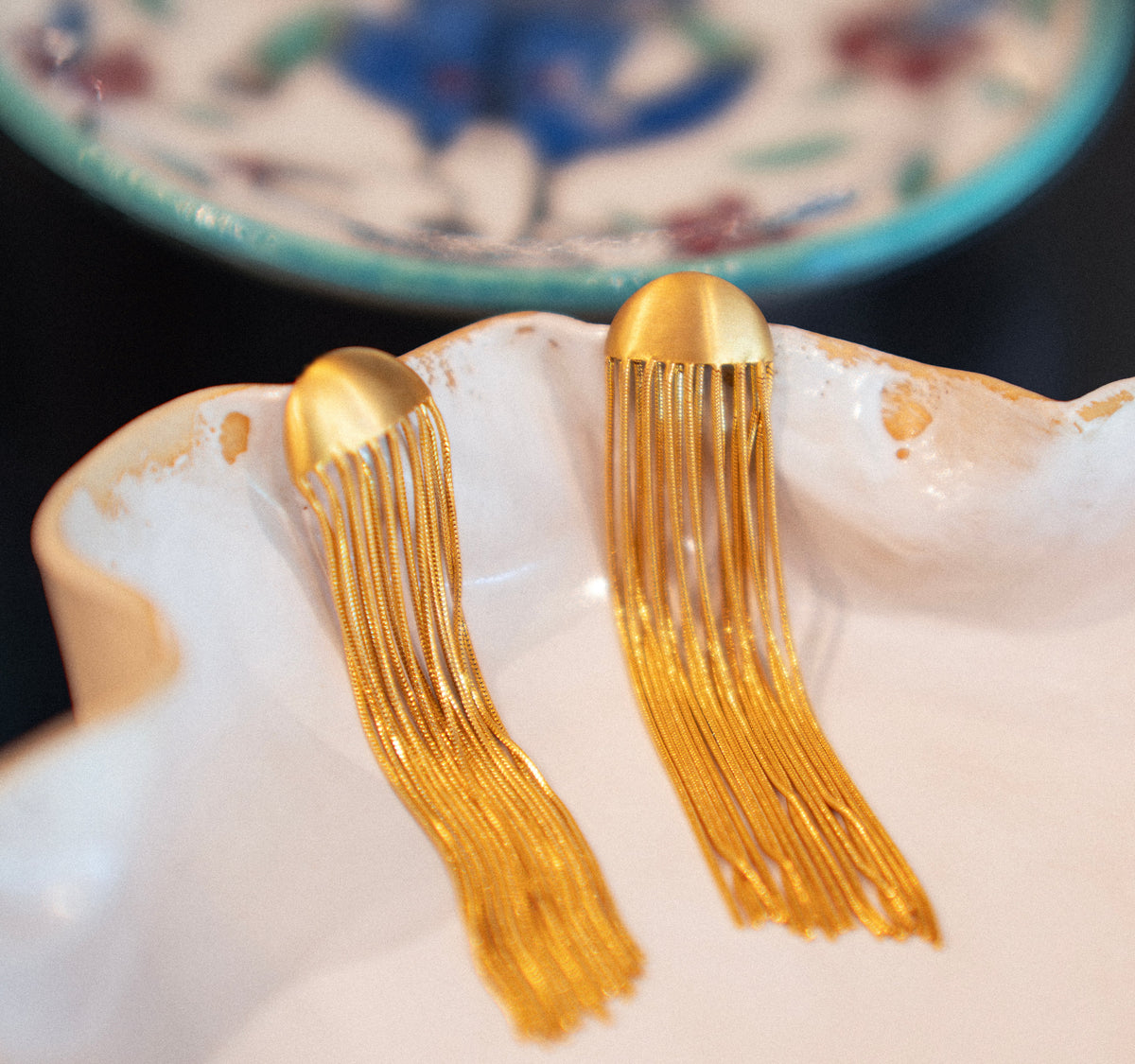 Sunkissed Tassel Long Earrings