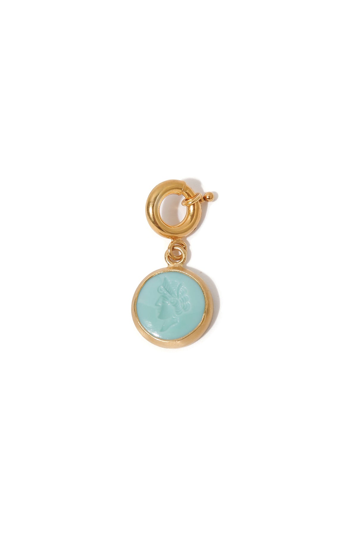 Turquoise Intaglio Charm