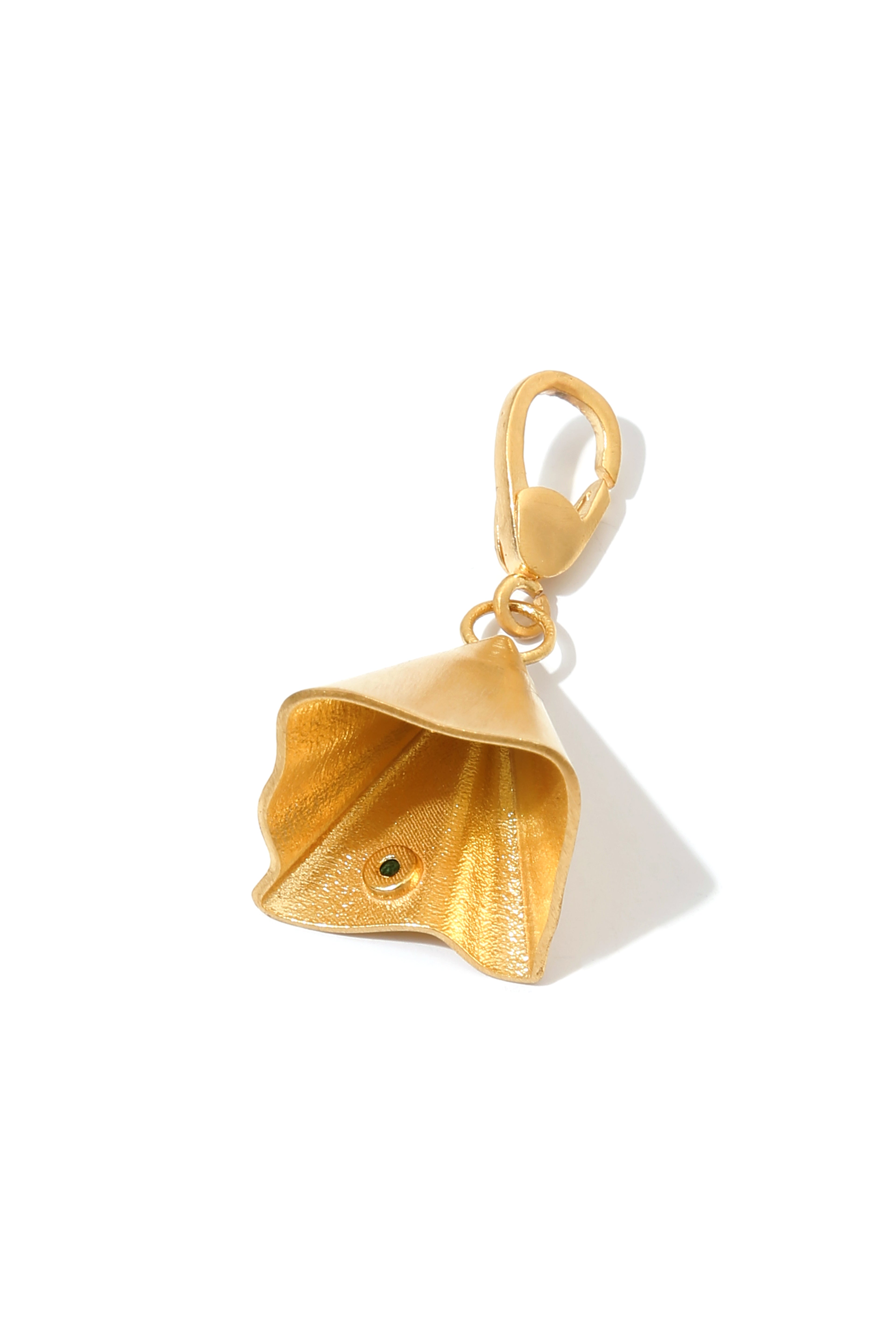 EMERALD LOVE NOTE CHARM