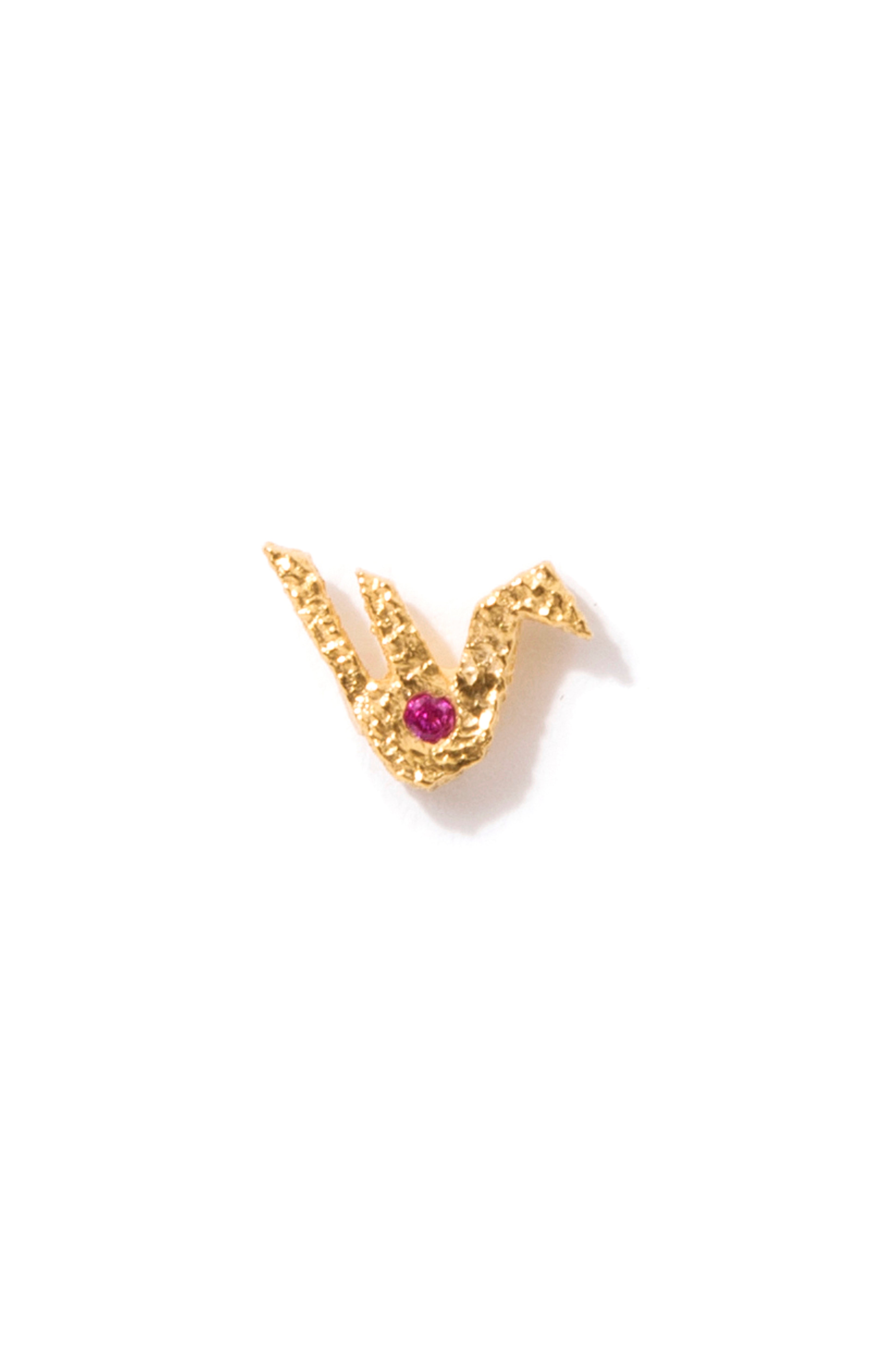 Small Bird Stud Earring