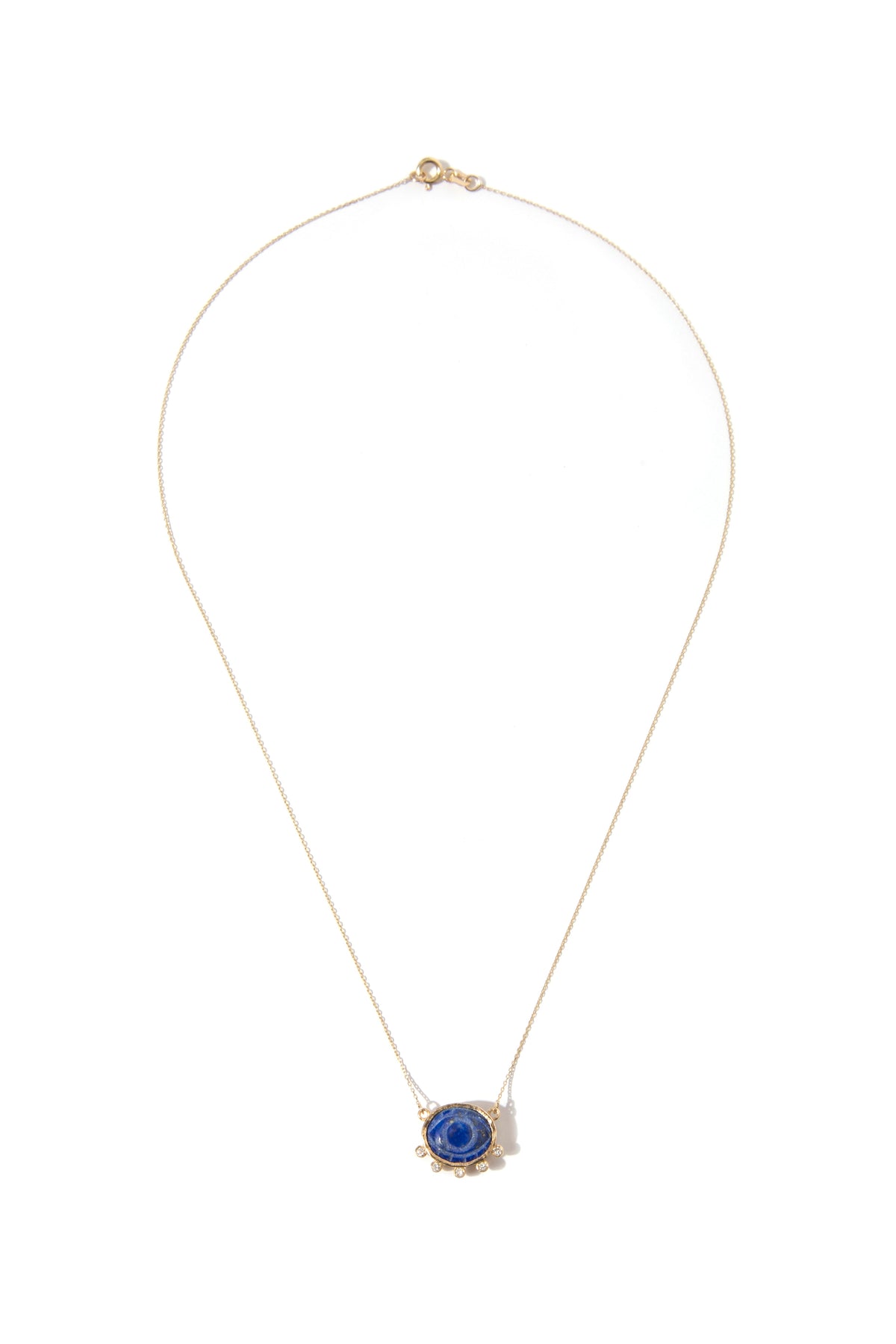 Lapis Evil Eye Necklace