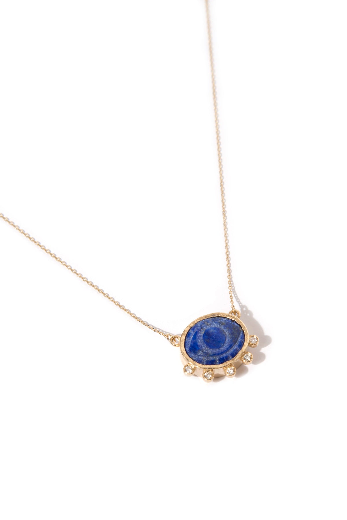 Lapis Evil Eye Necklace
