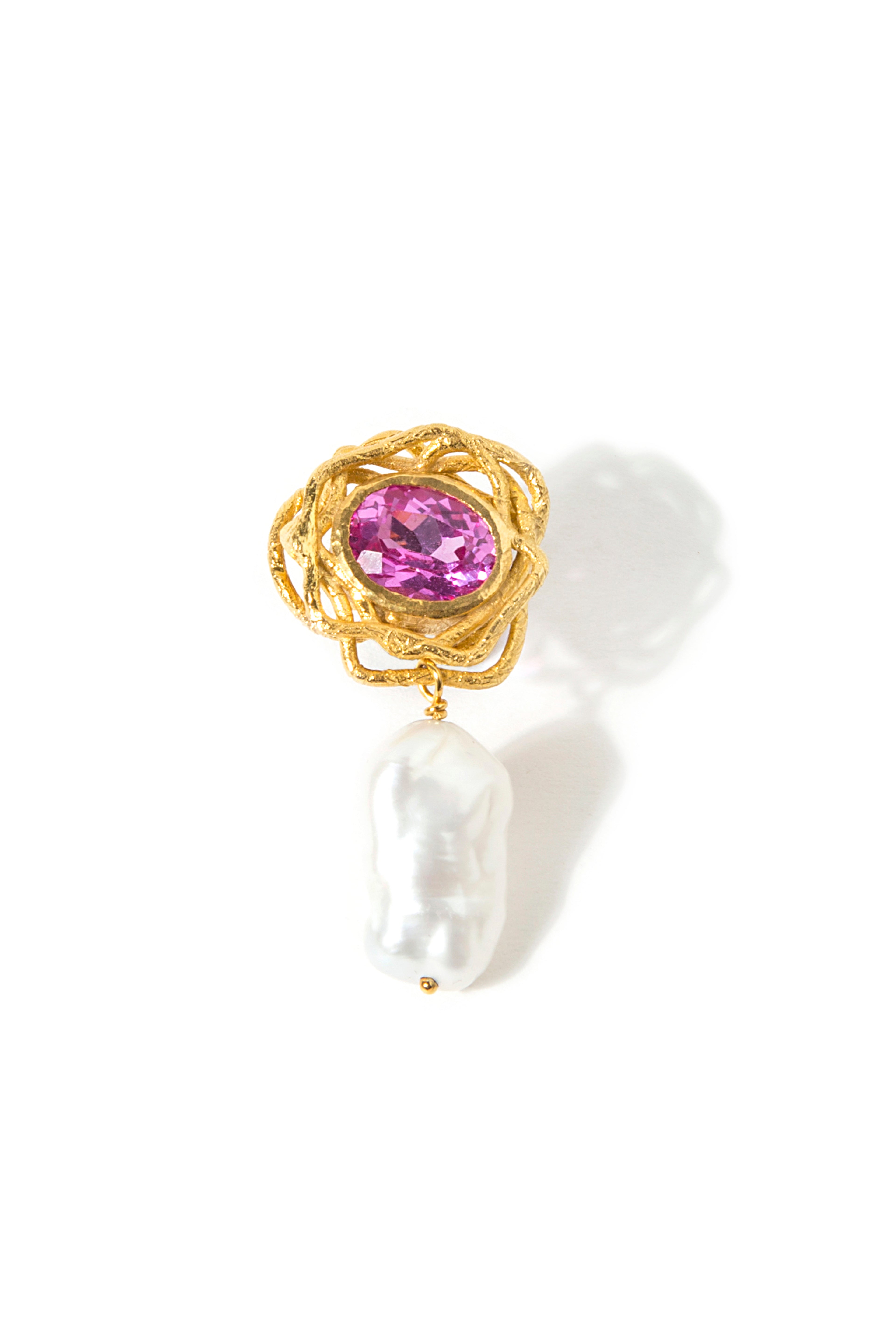 Tourmaline Raw Earring I