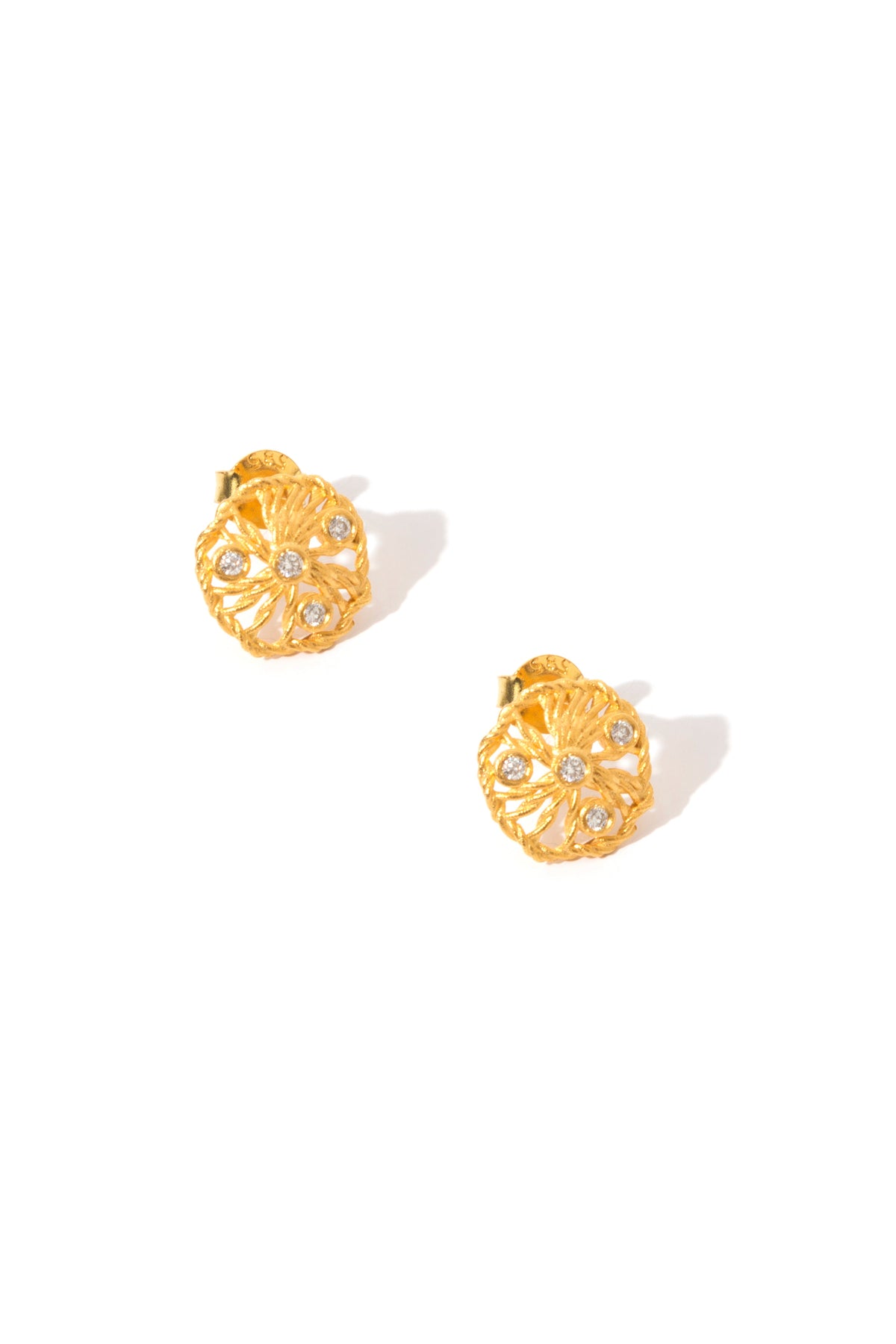 Diamond Small Twist Earrings