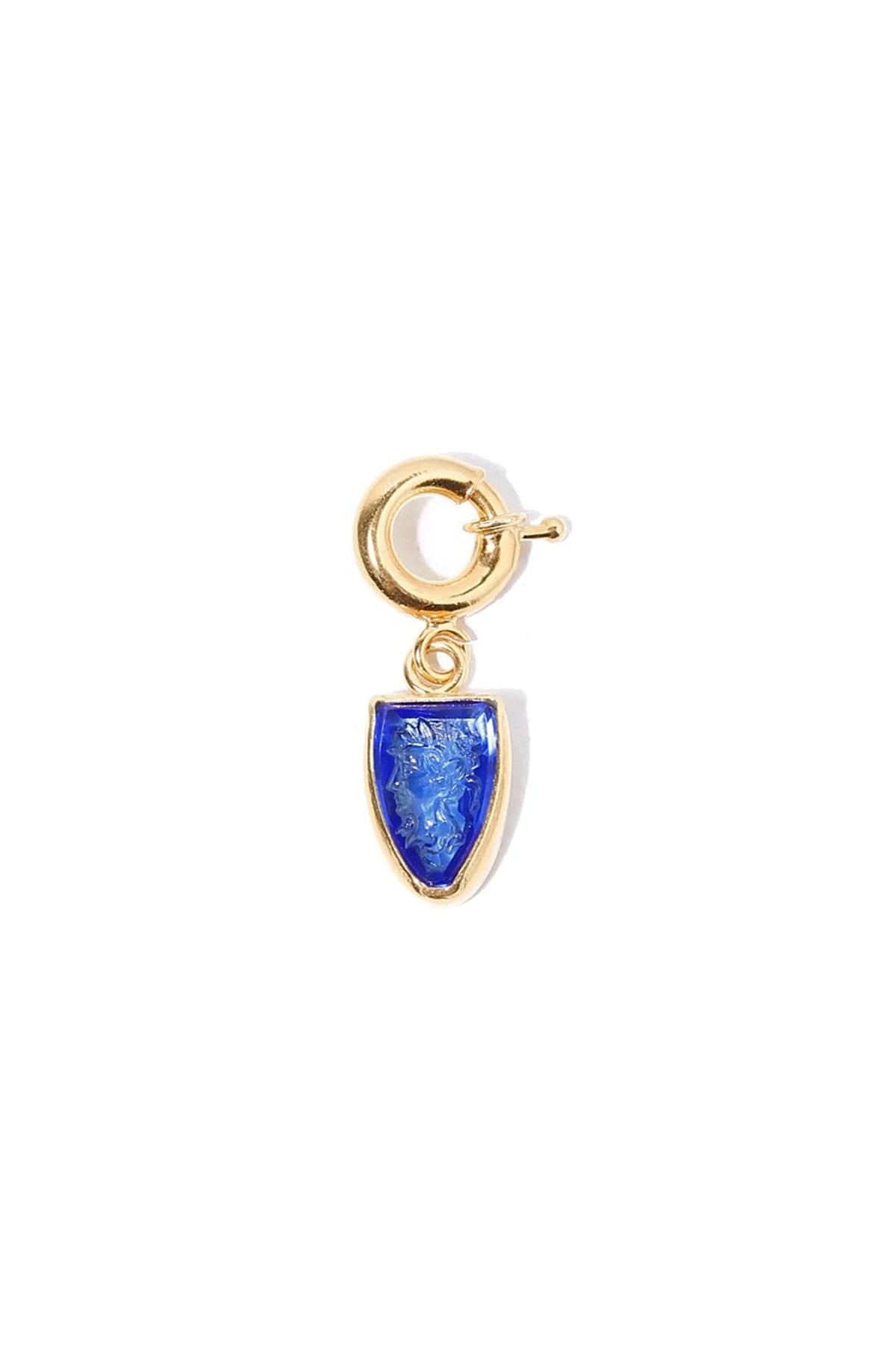 Navy Intaglio Charm