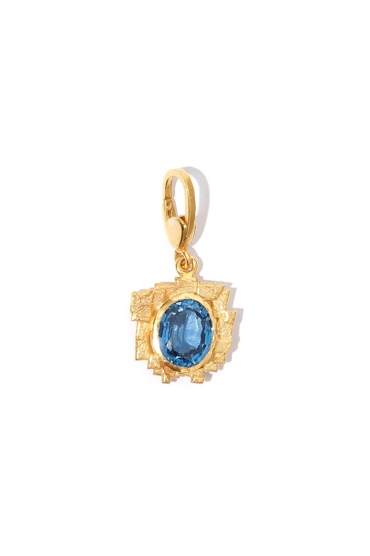 Blue Topaz Mosaic Pendant