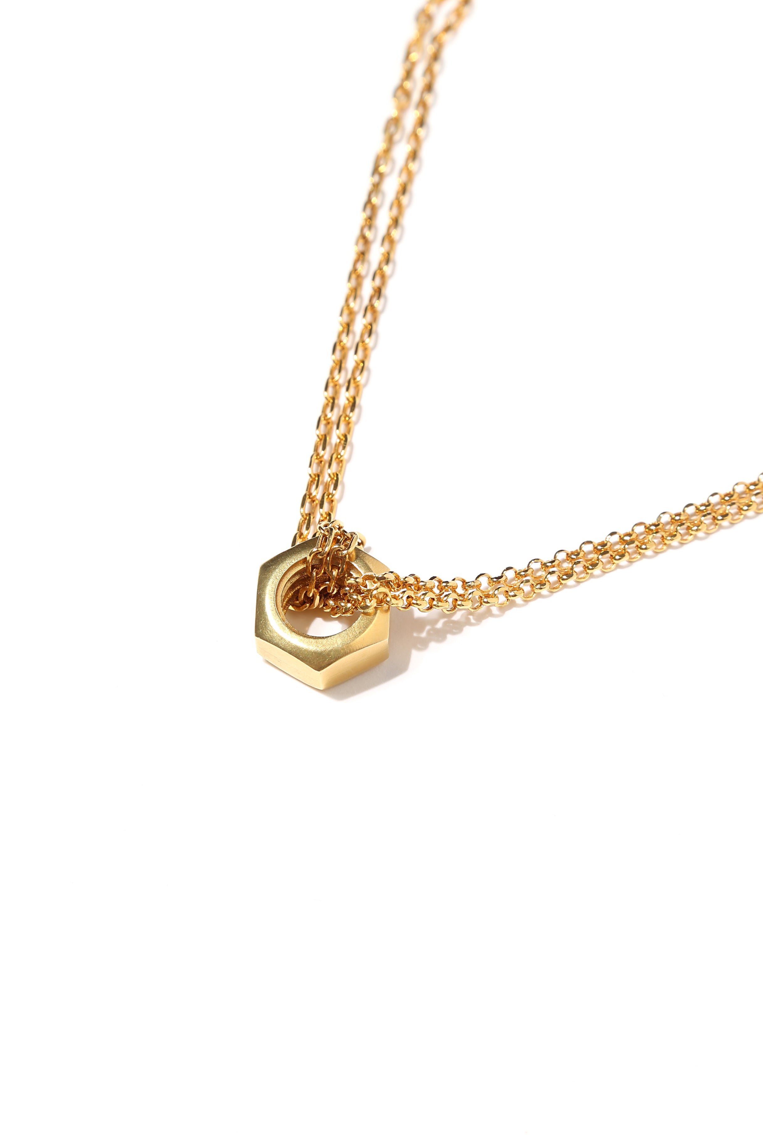 Big Hex Nut Necklace