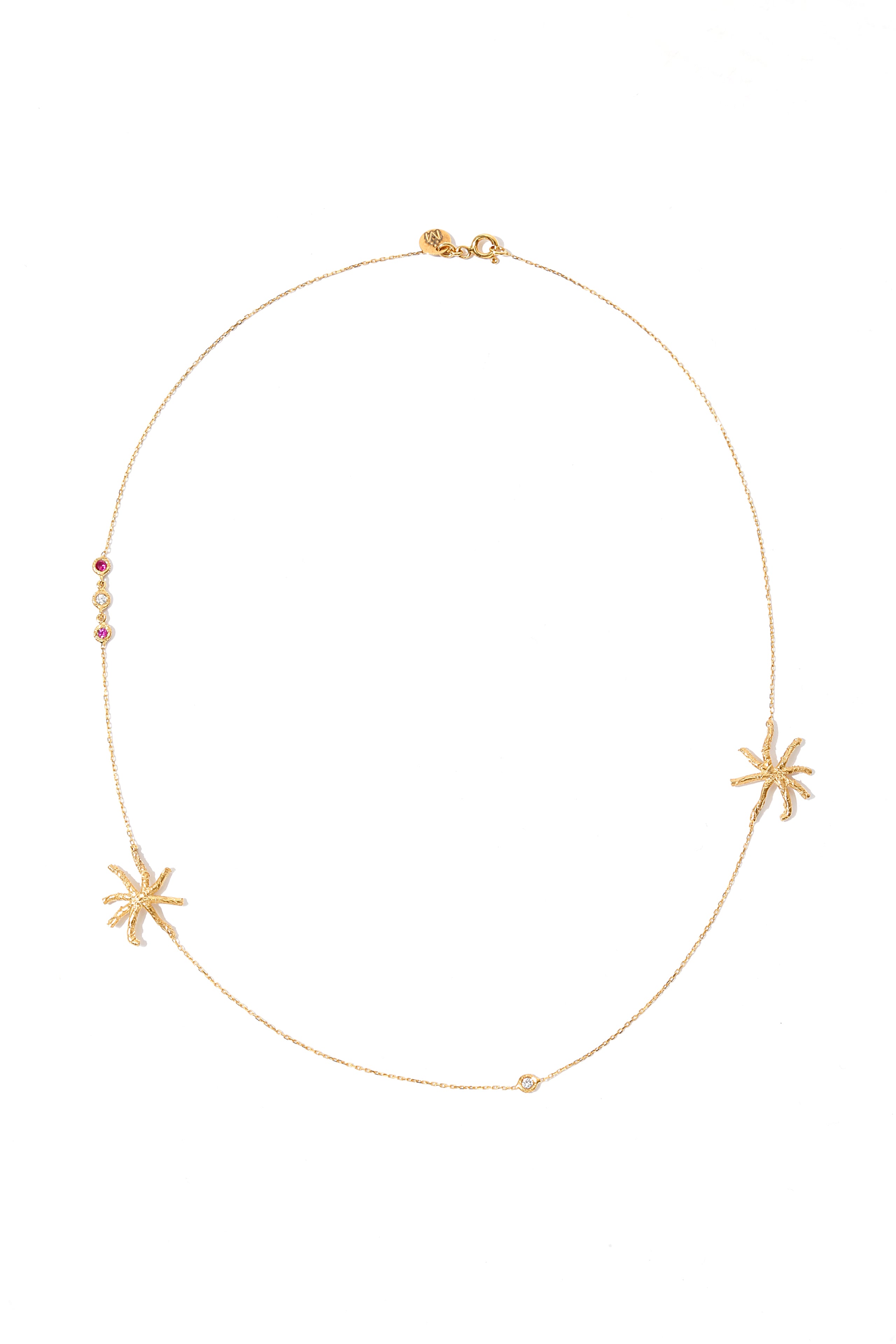 Sunstar Ruby Necklace