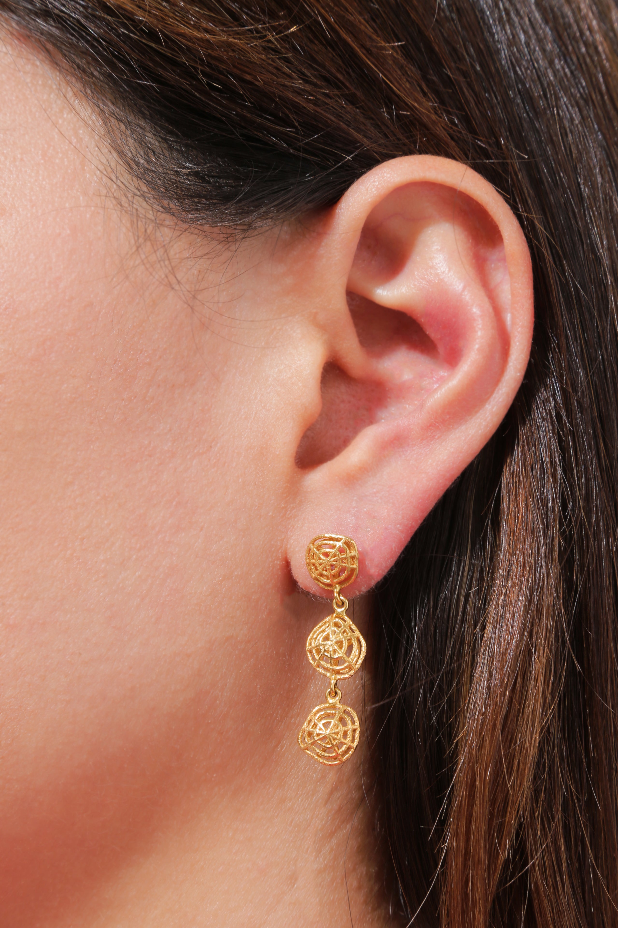 Raw Web Earring III