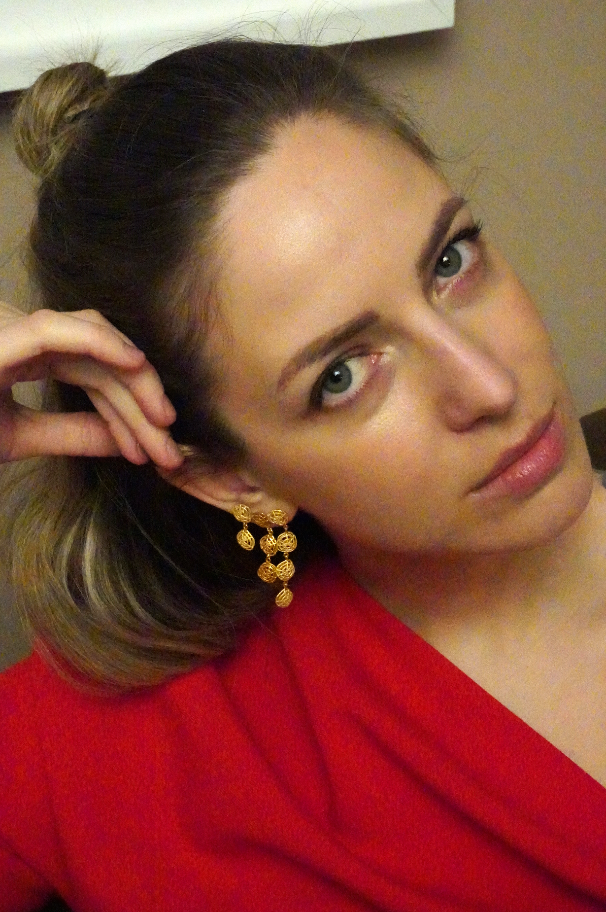 Raw Web Earring IIII