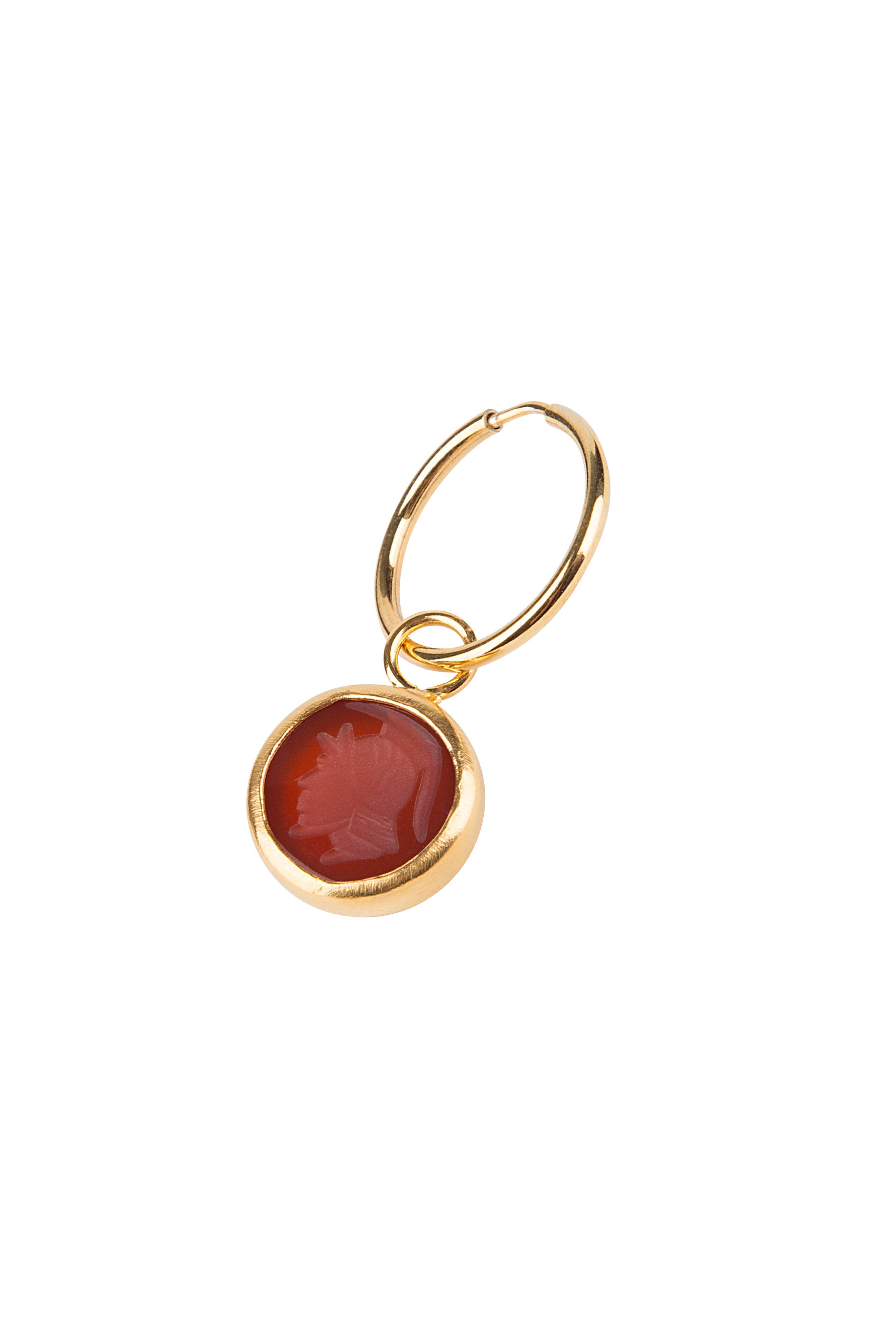 Medium Carnelian Intaglio Hoop
