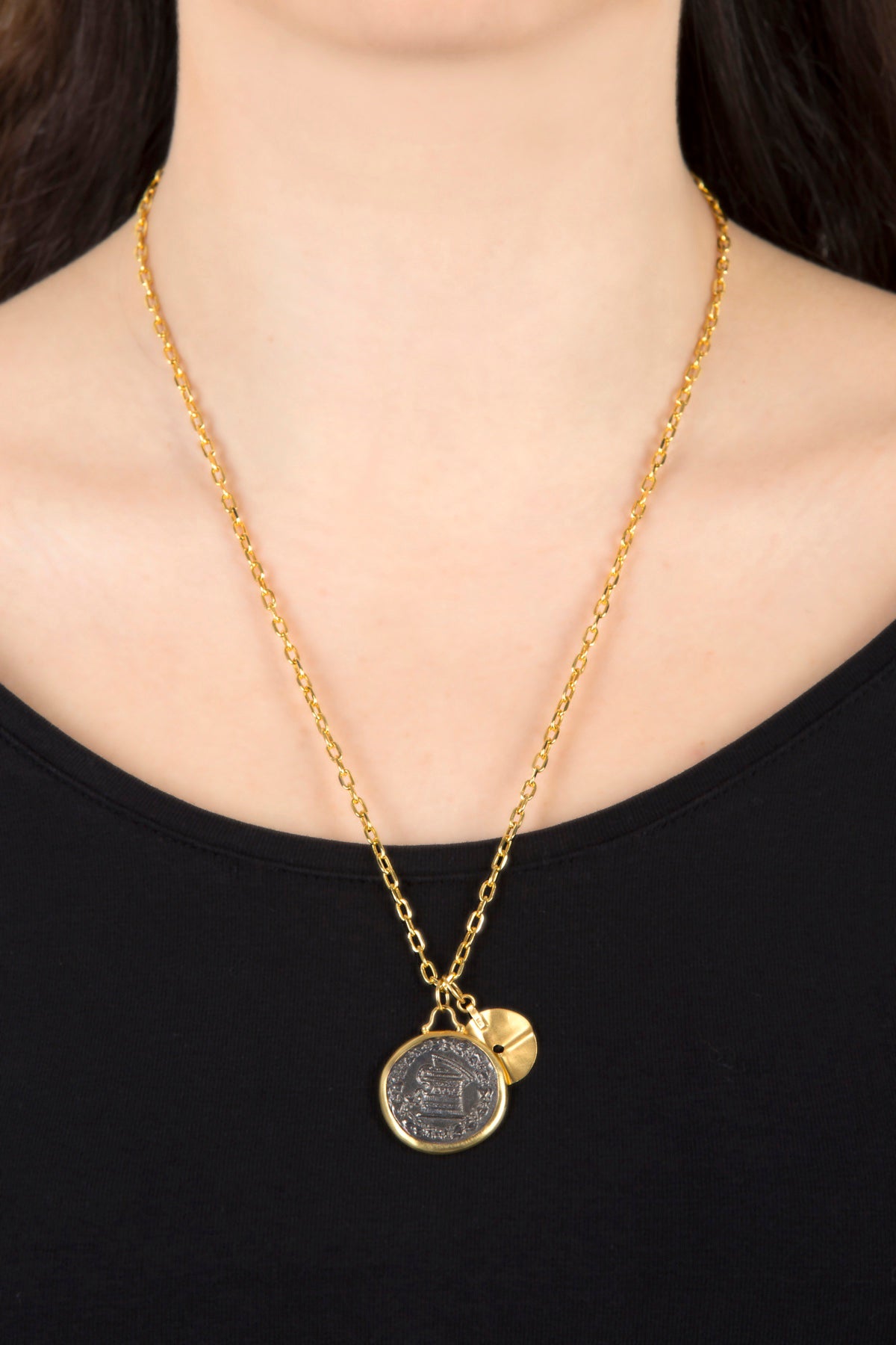 Big Medallion with Gold Coin
