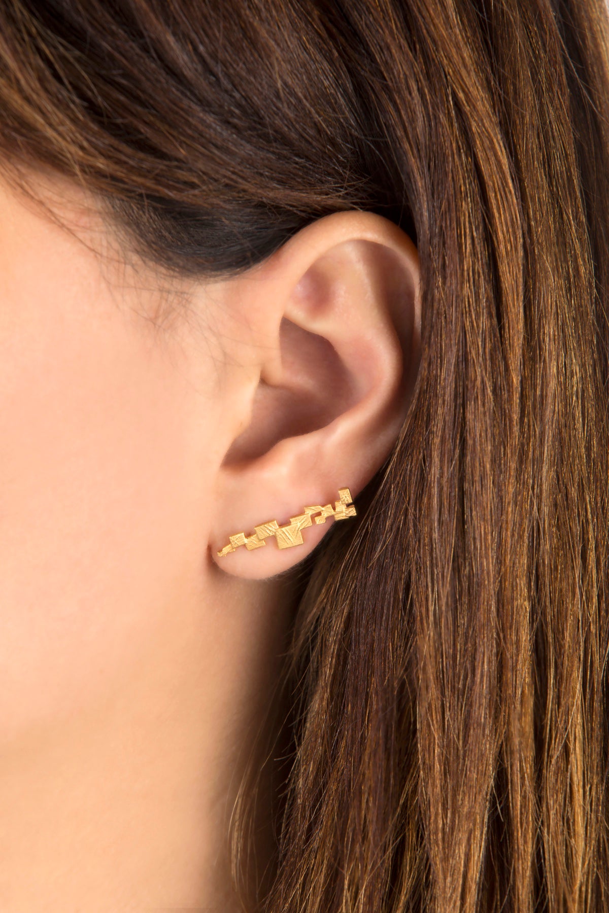 Horizontal Mosaic Earring
