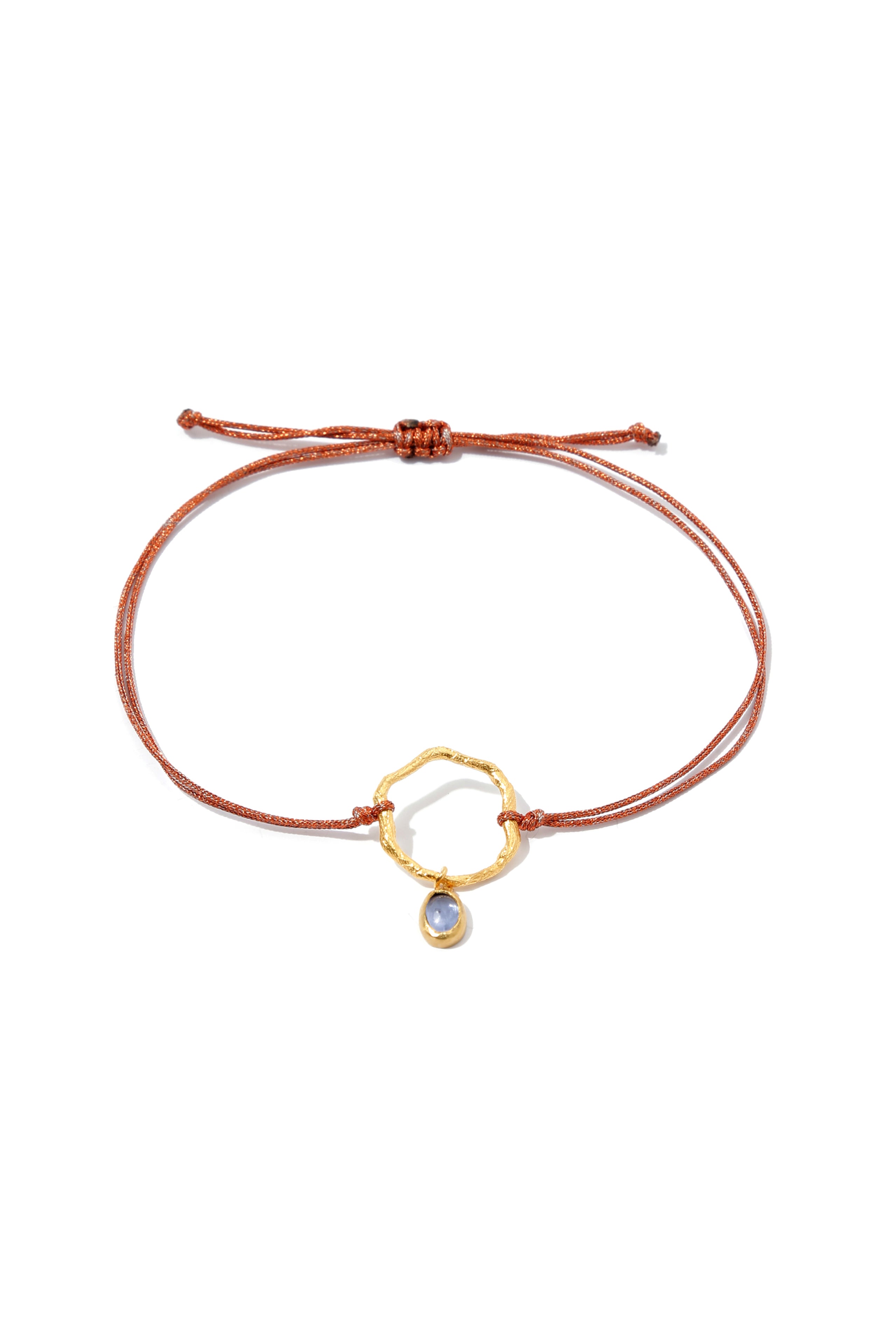 Raw Luck Bracelet with Tanzanite