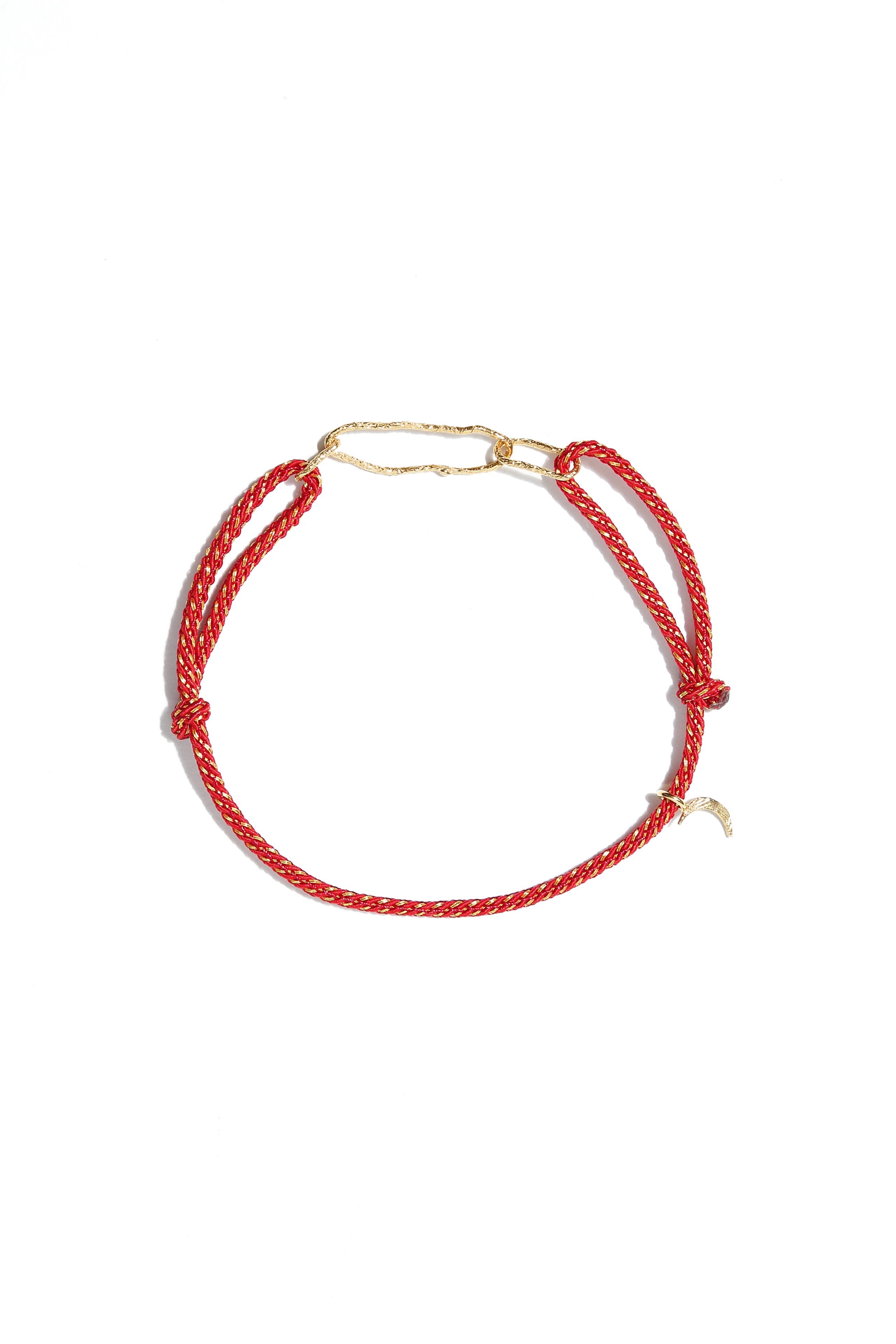 Moon and Paperclip bracelet II