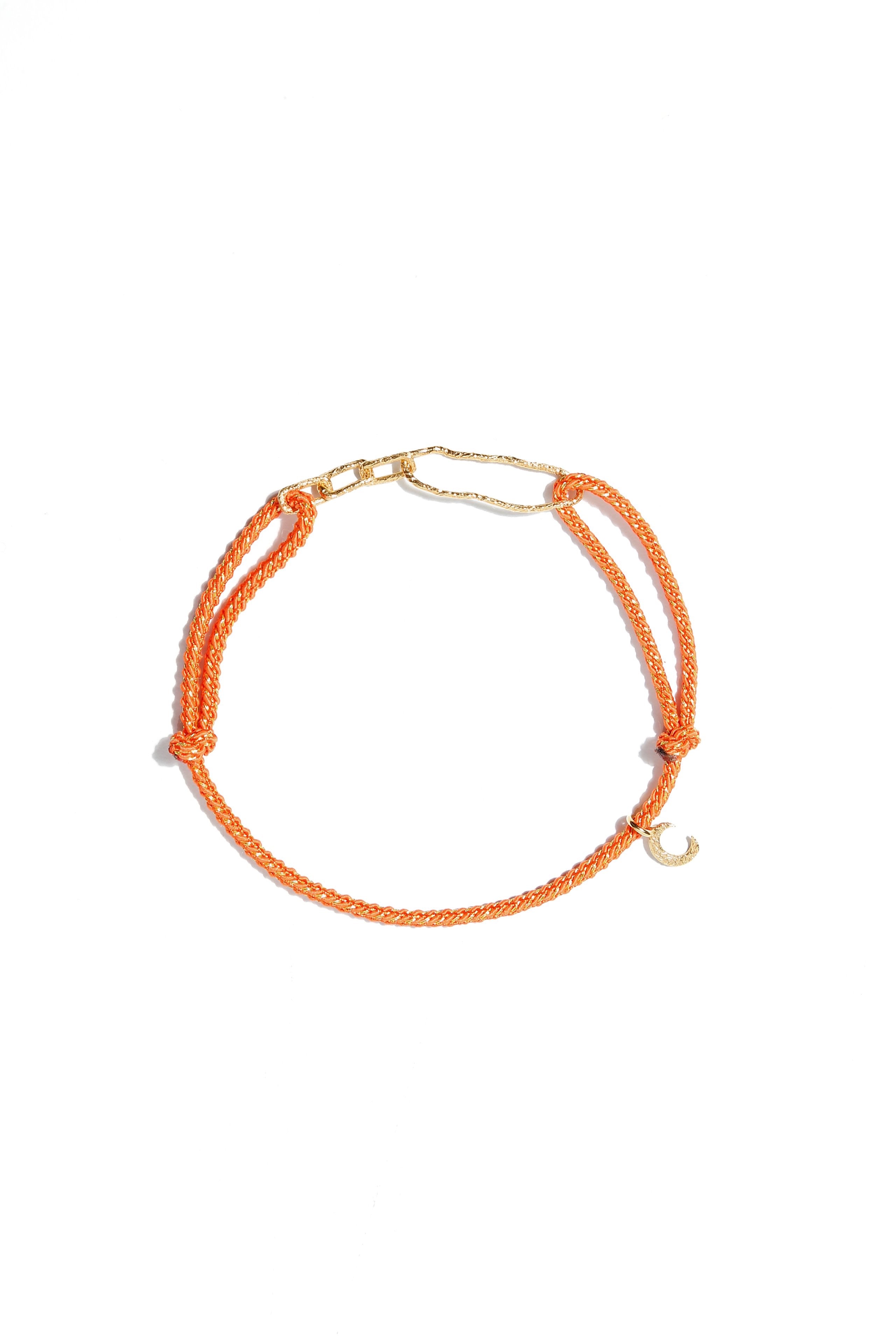 Moon and Paperclip bracelet III