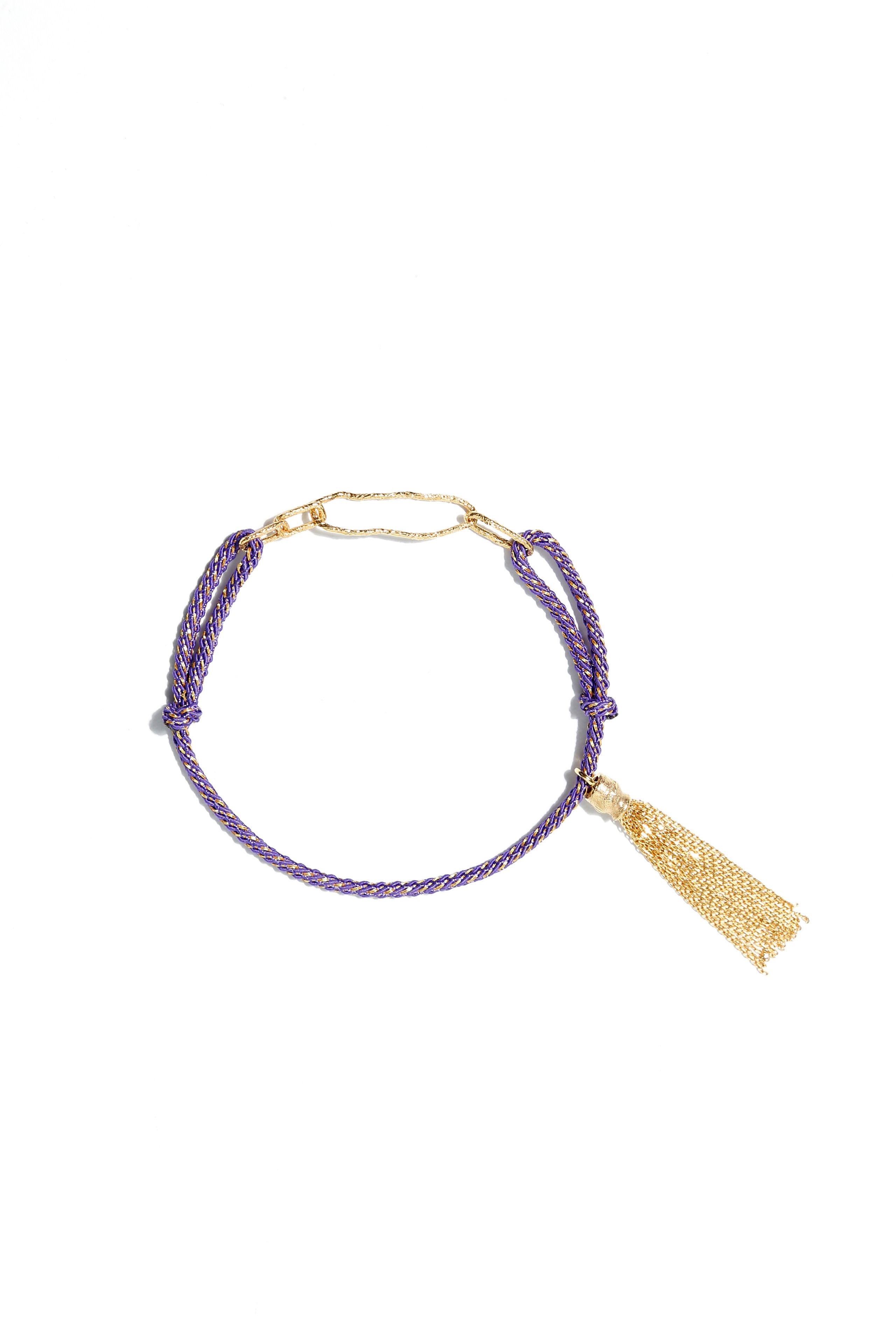 Tuft and Paperclip bracelet I