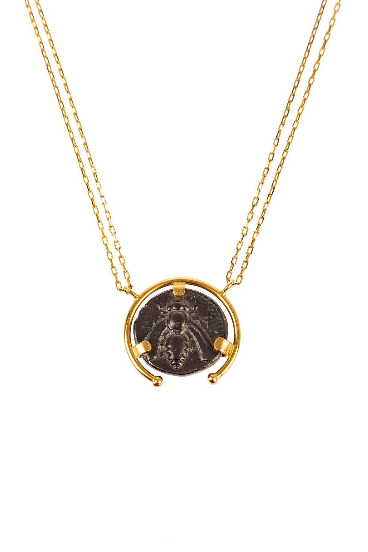 Double Chain Bee Medallion