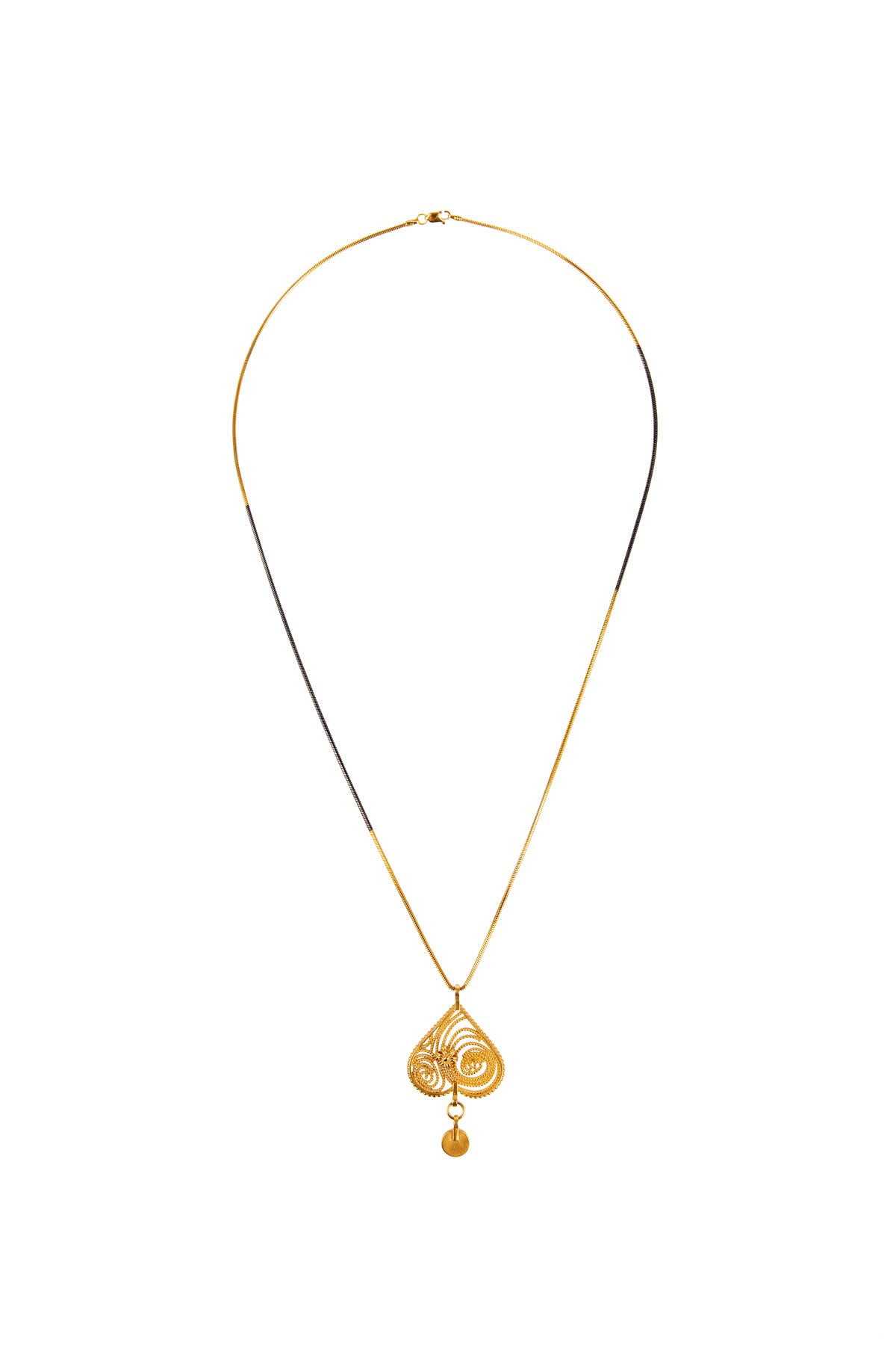 Reverse Heart Necklace