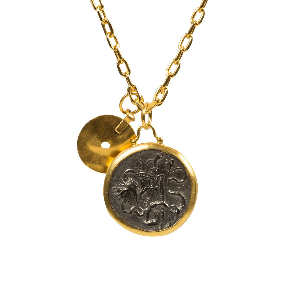 Big Medallion with Gold Coin