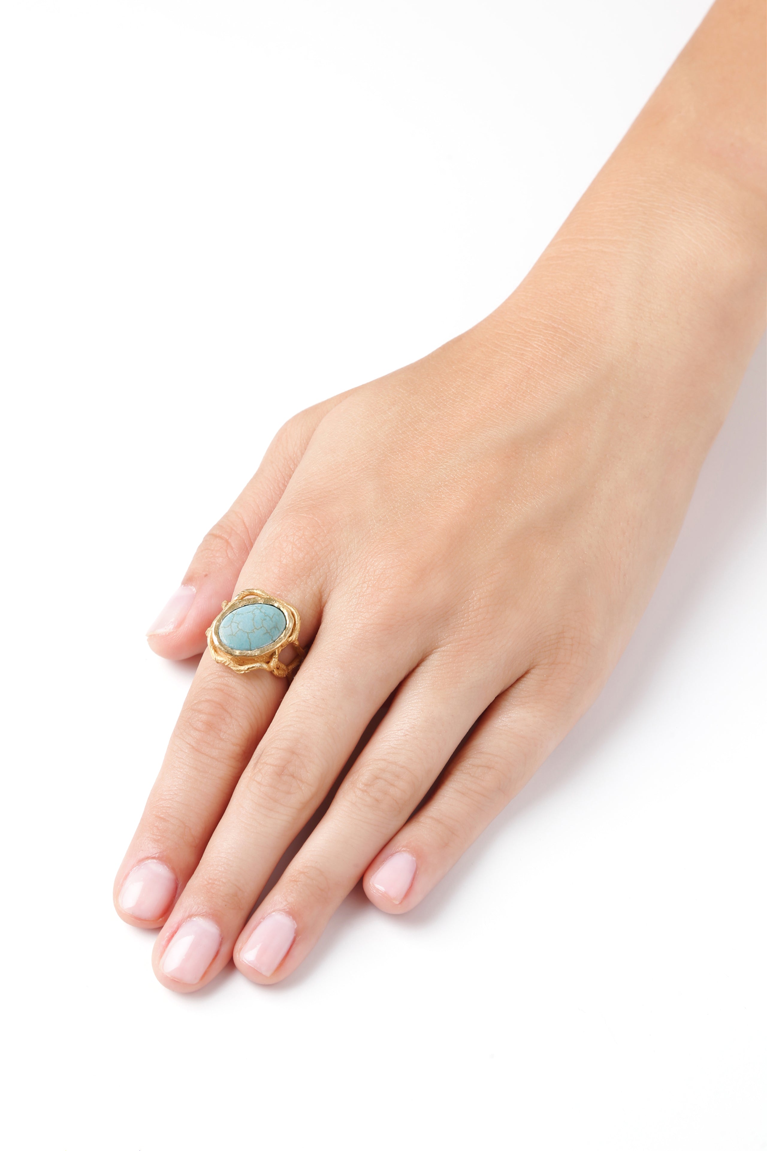 Raw Turquoise Ring