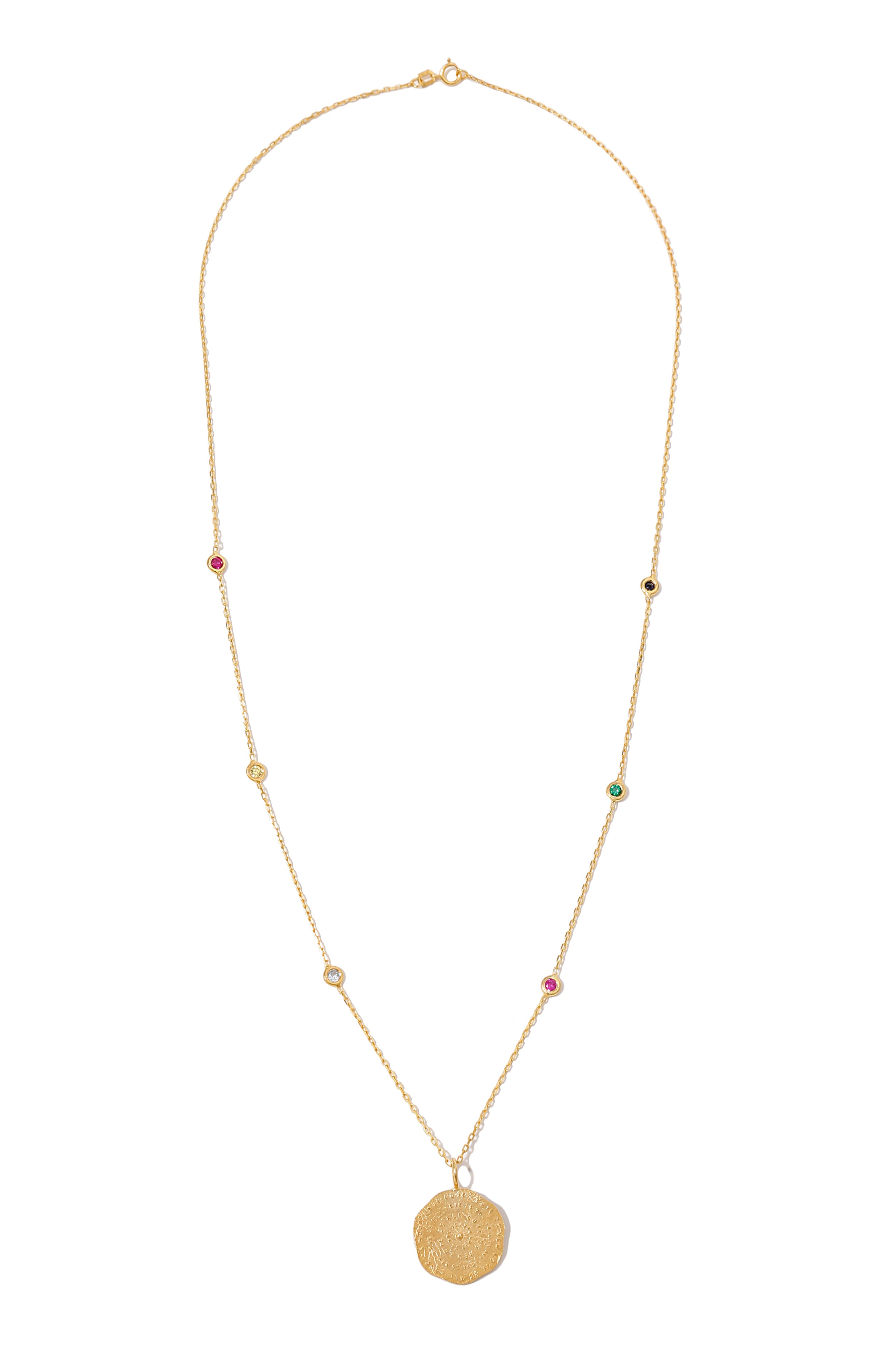 Your Coin Medallion with Natural Stones