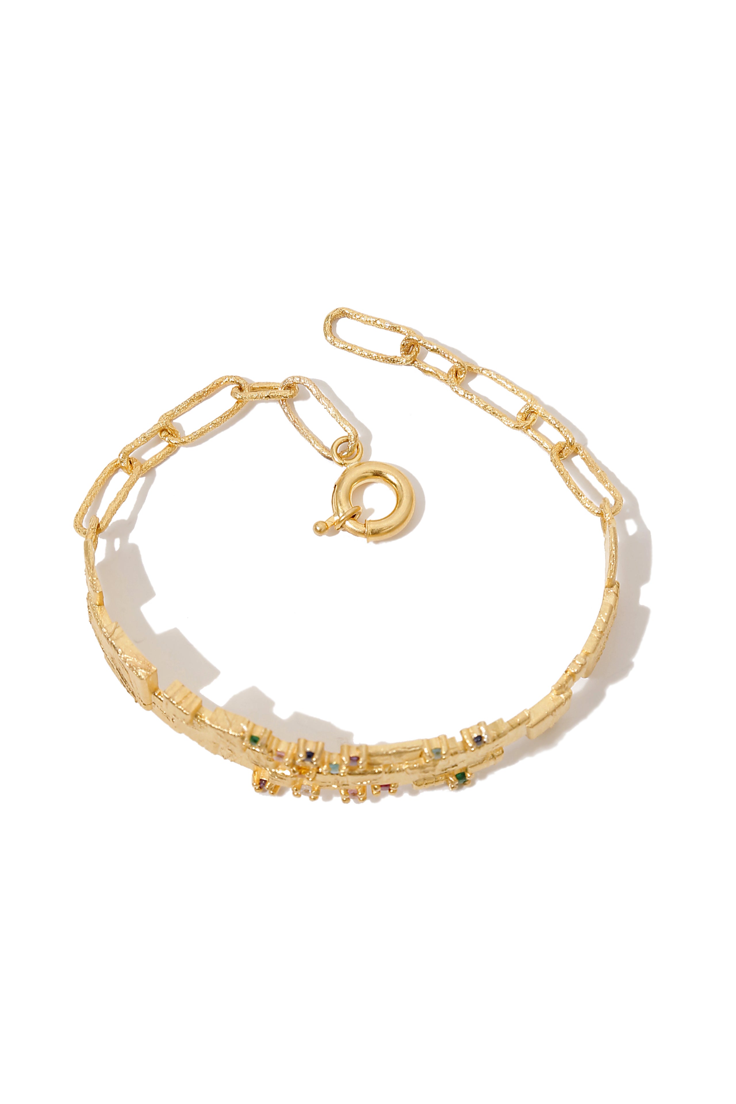 Mosaic Bracelet with Natural Stones