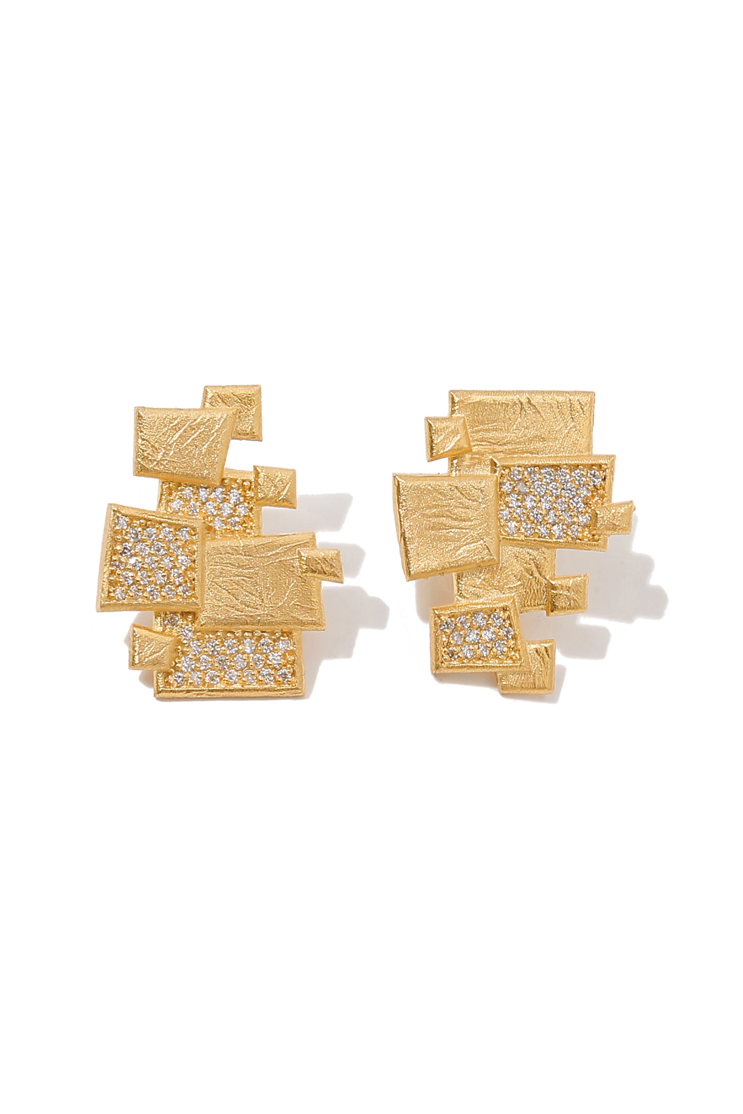 Mosaic Earring with Diamonds I