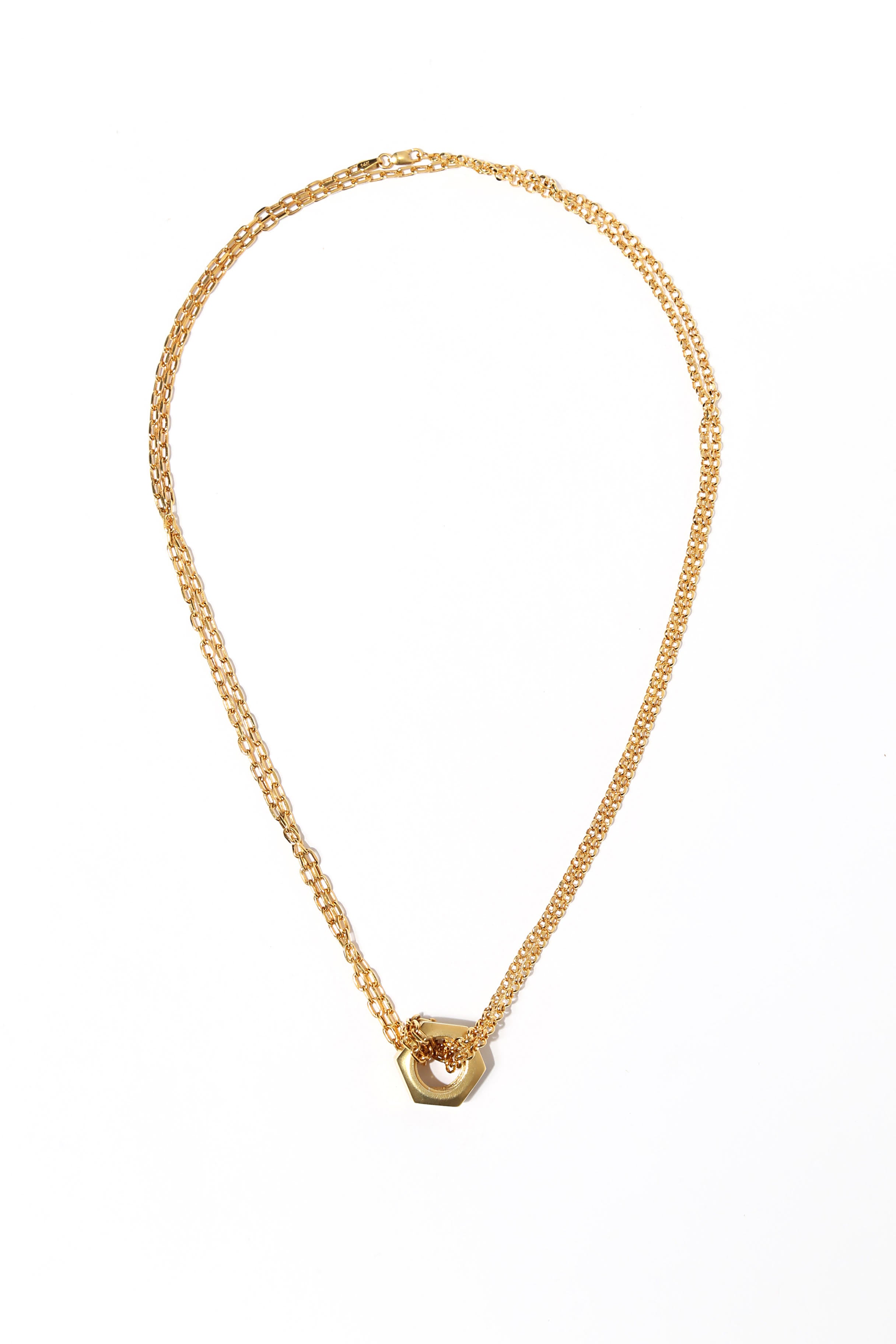 Big Hex Nut Necklace