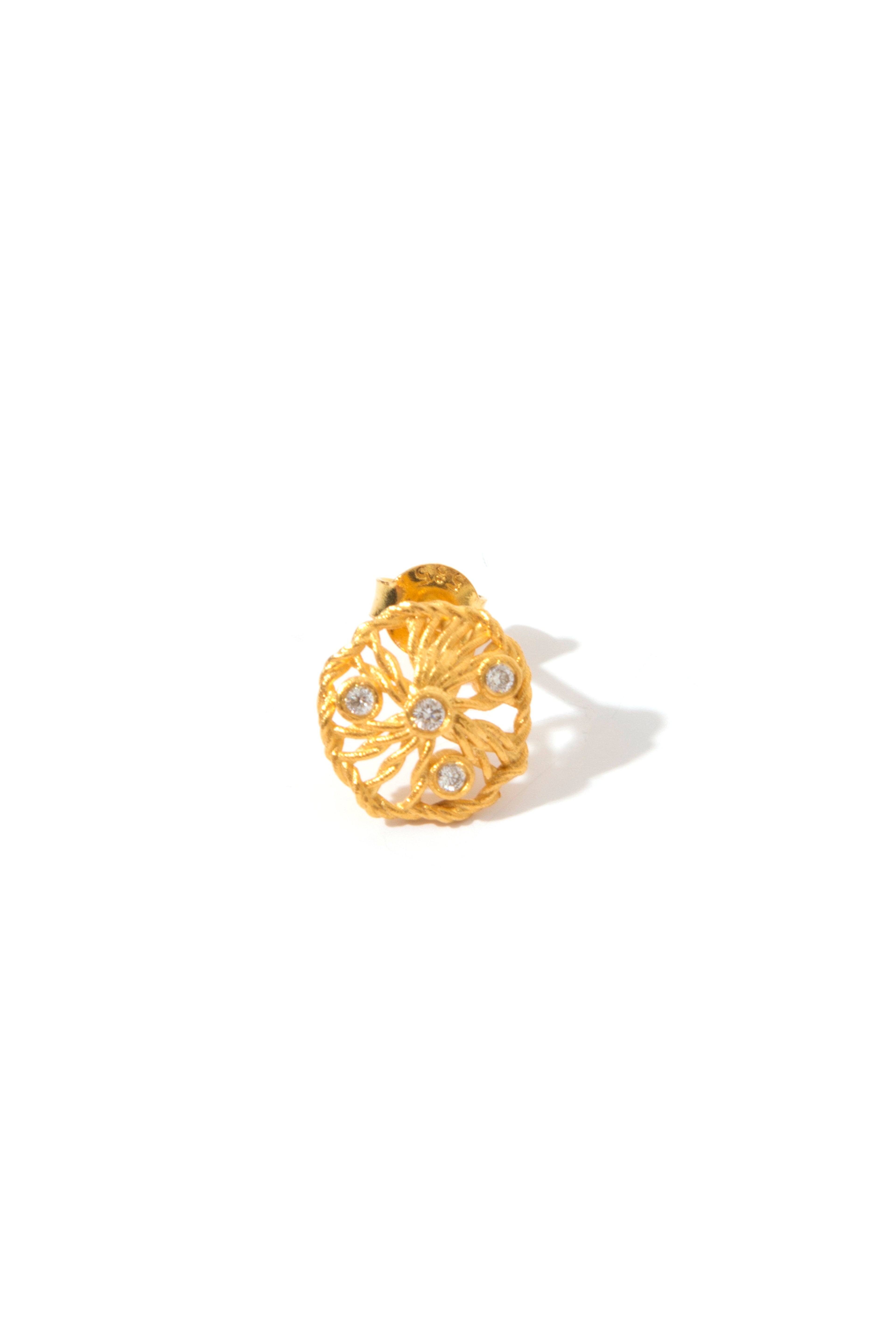 Diamond Twist Small Earring
