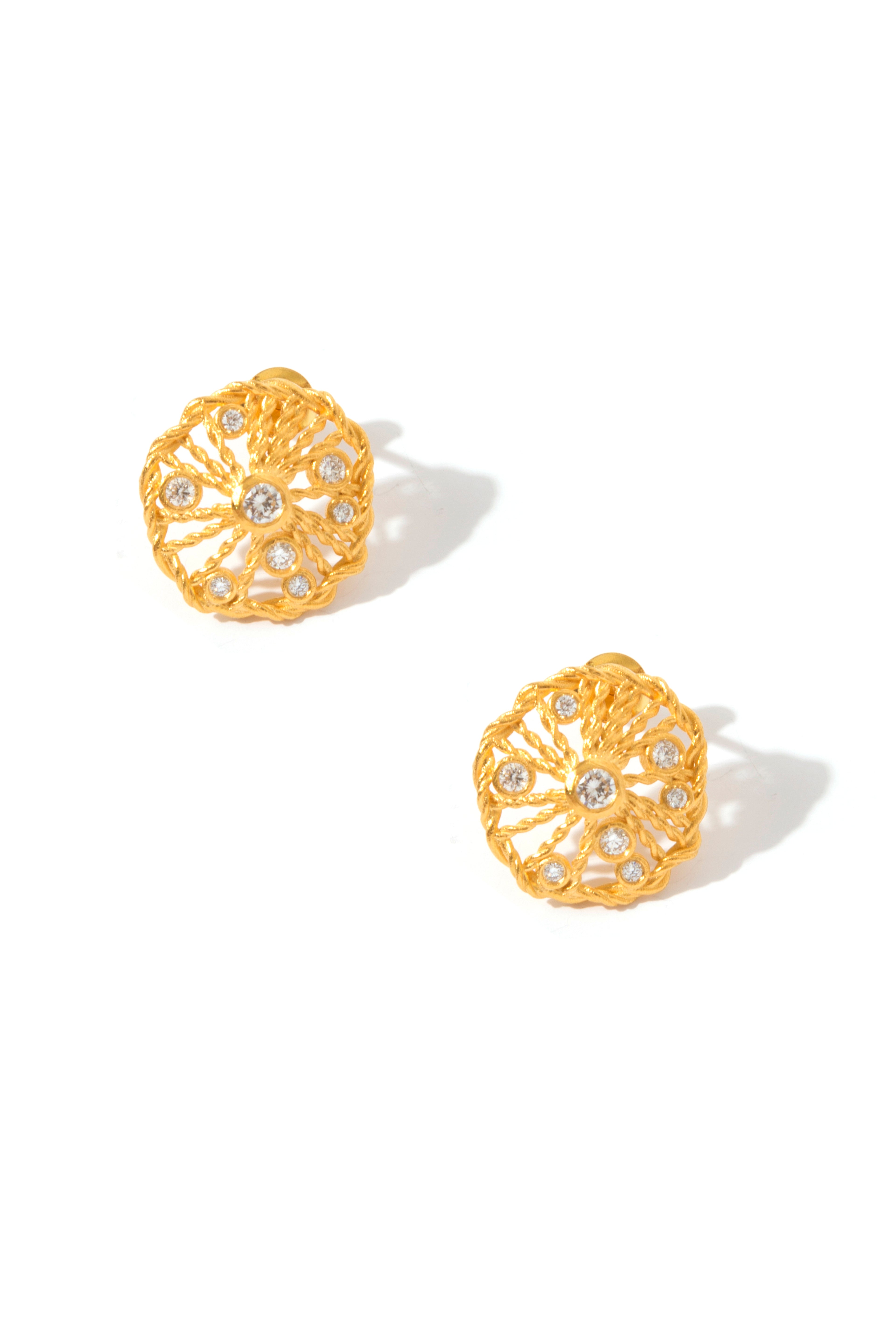Diamond Twist Earring
