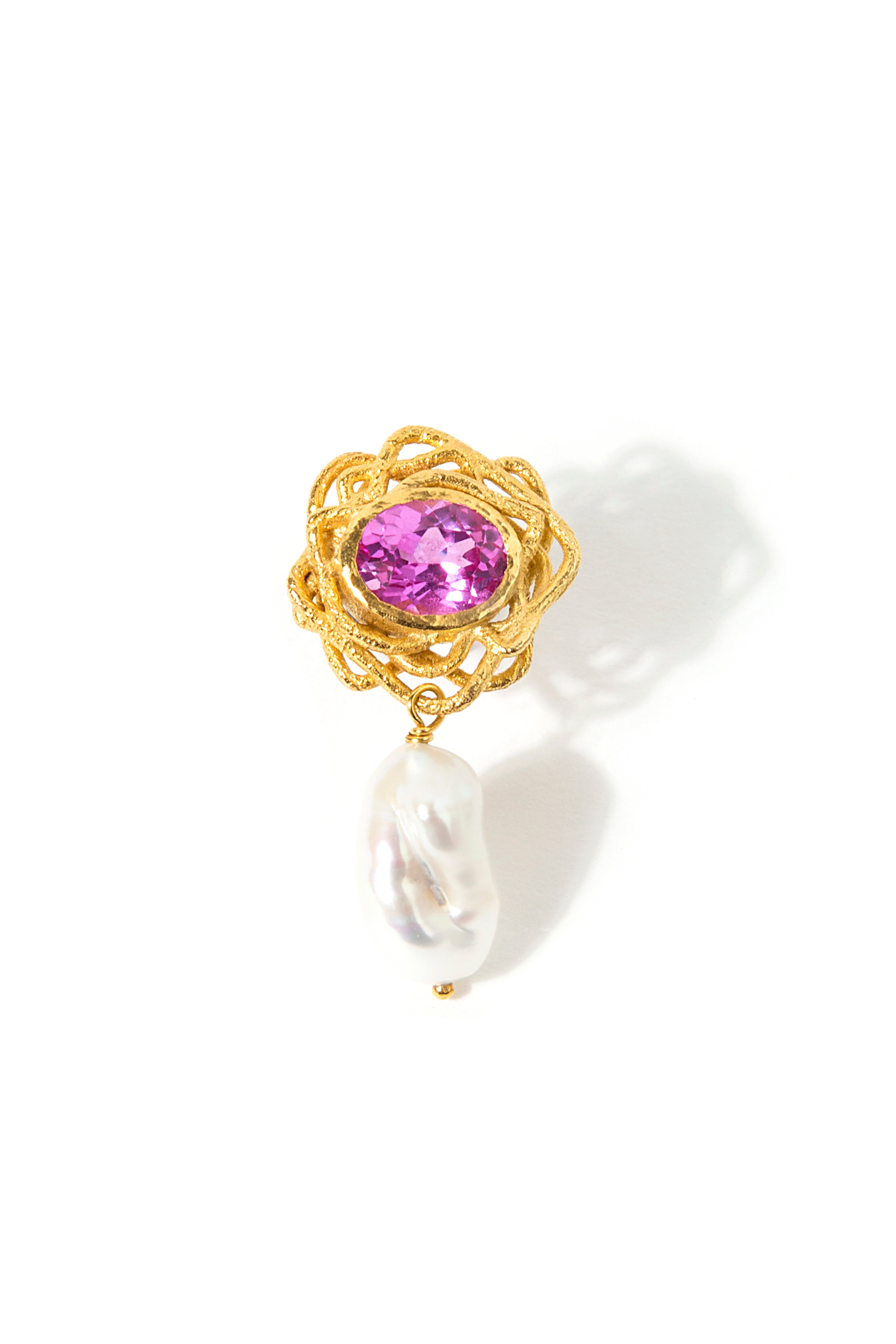 Tourmaline Raw Earring II