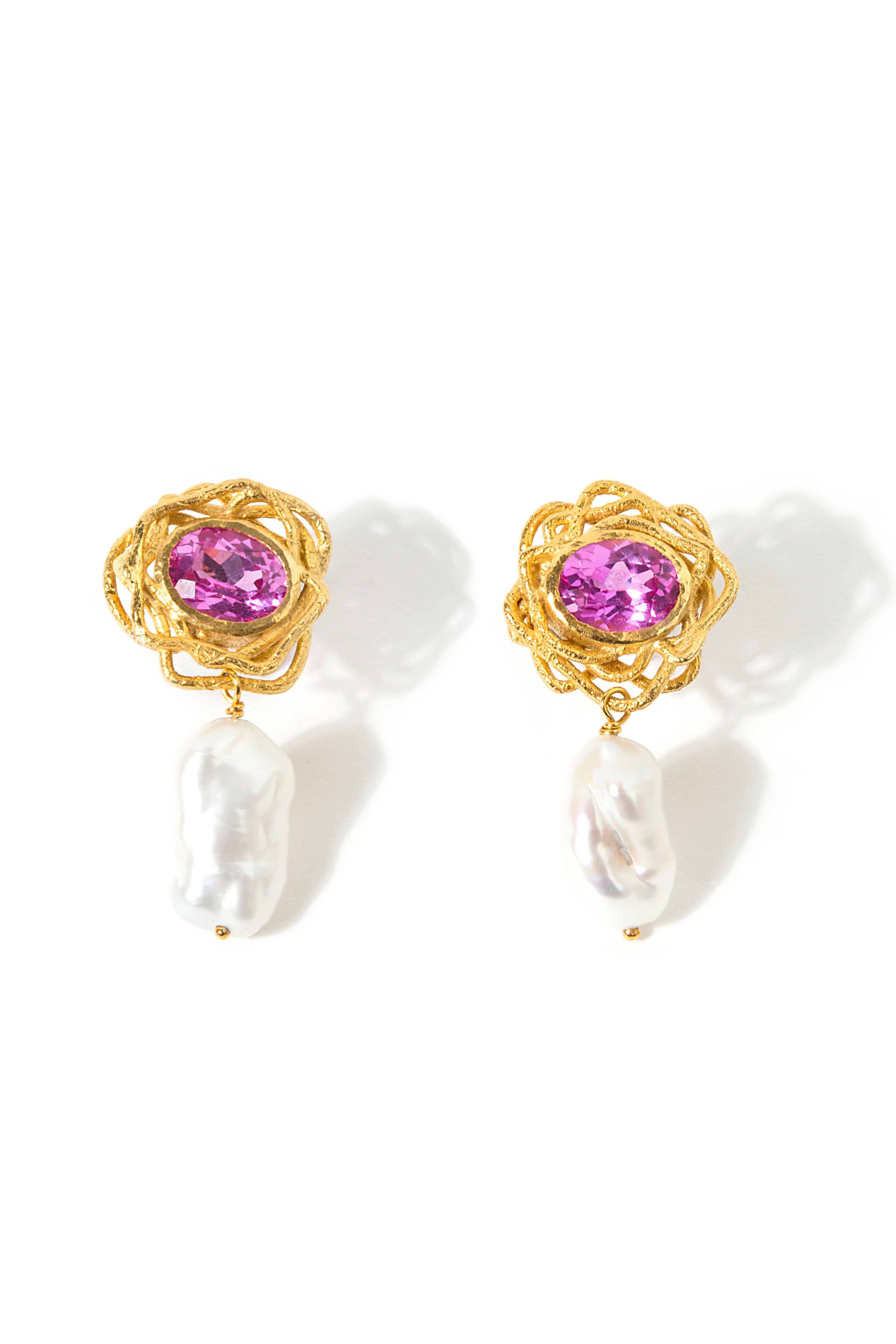 Tourmaline Raw Earring II