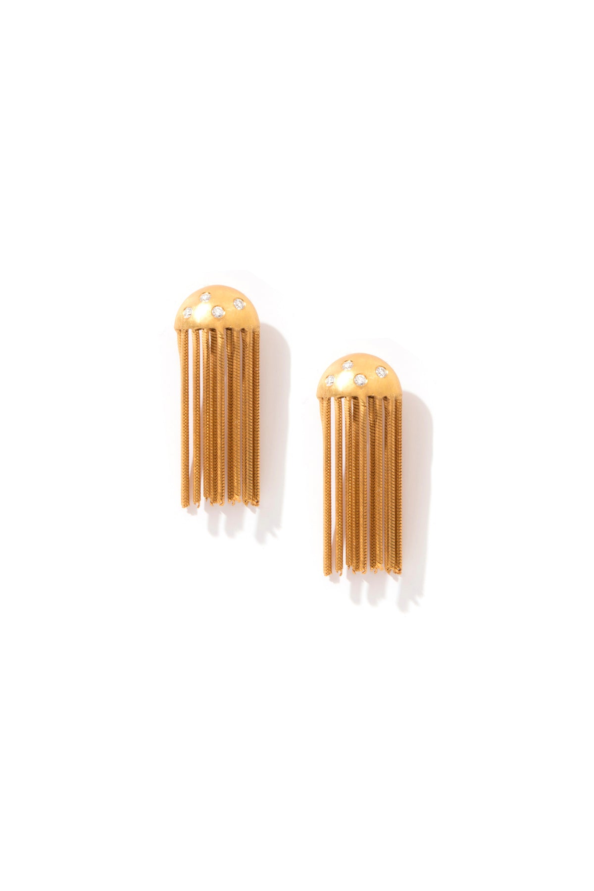Sunkissed Tassel Diamond Earrings