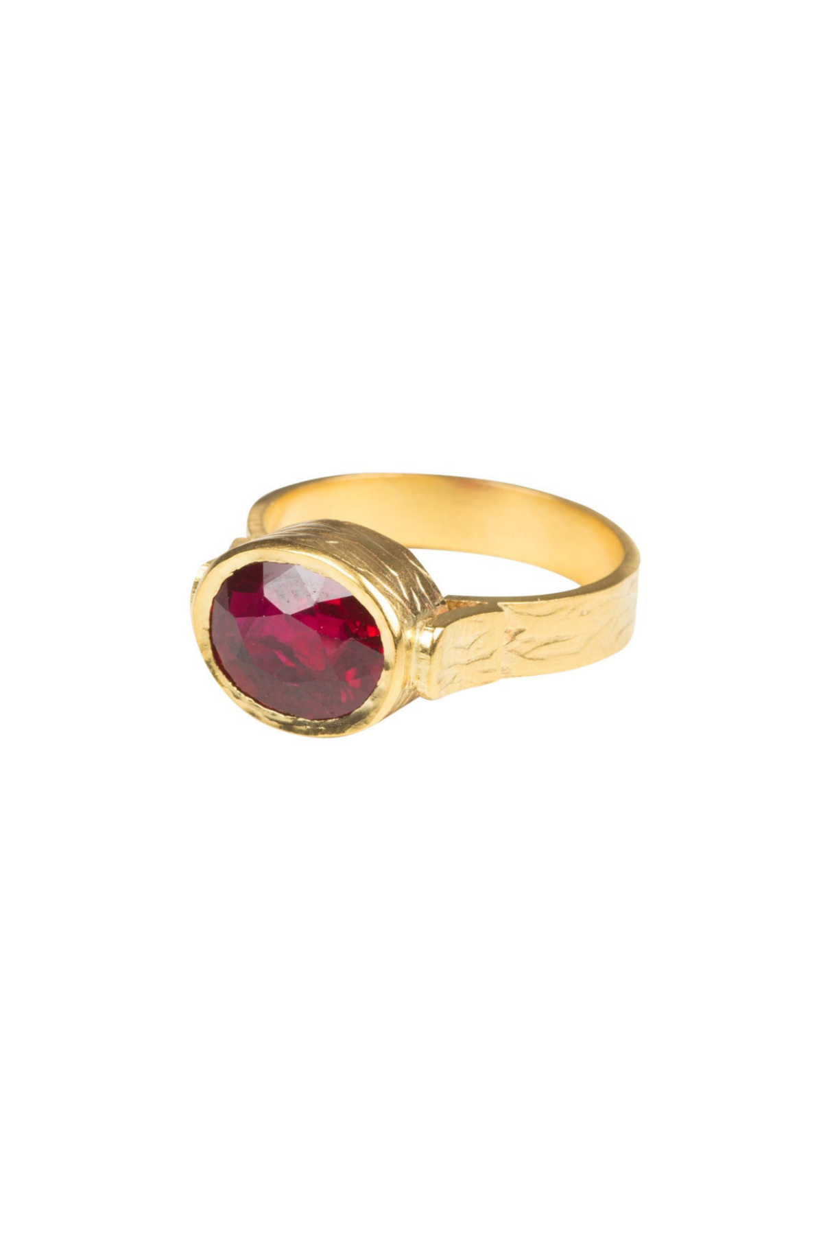 Oval Ruby Ring