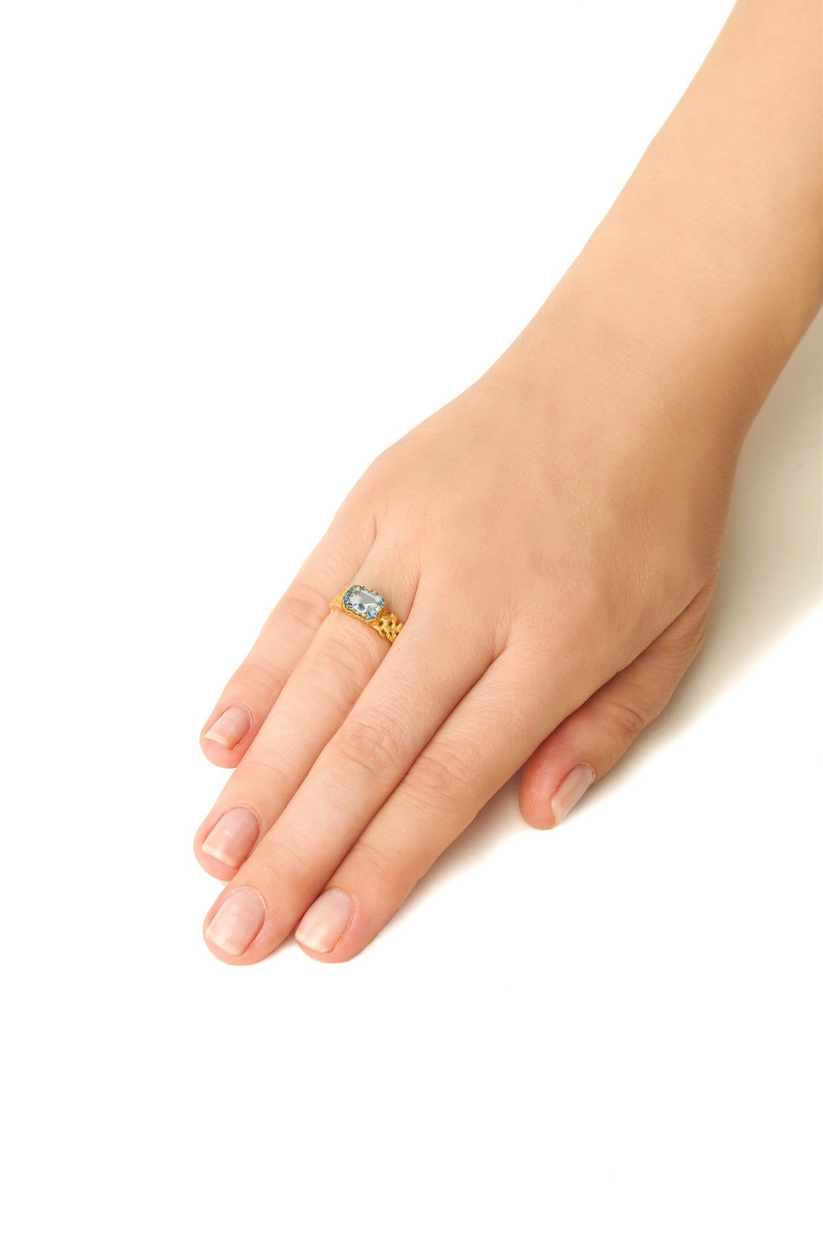 Mosaic Aquamarine Ring II