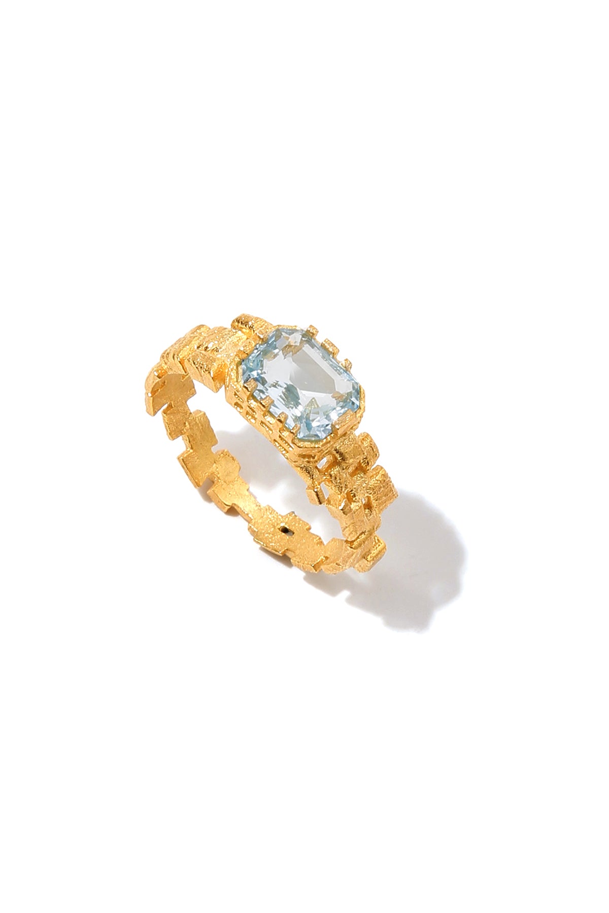 Mosaic Aquamarine Ring II