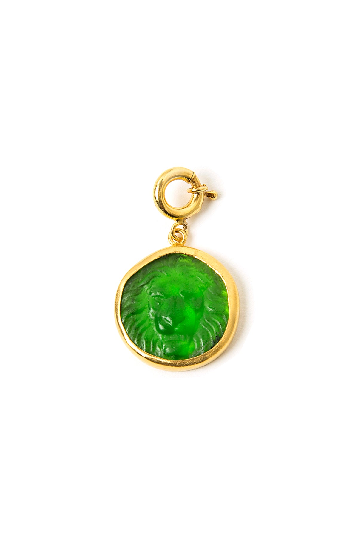 Green Intaglio Pendant