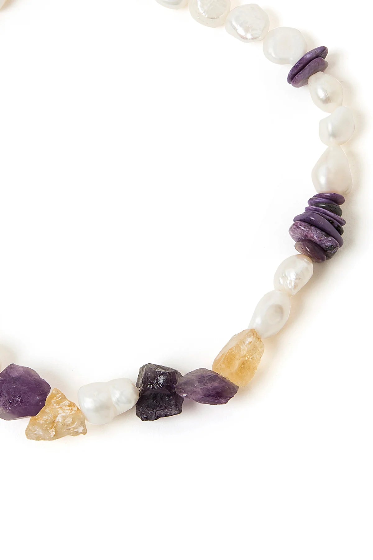 Natural Stone Pearl Necklace