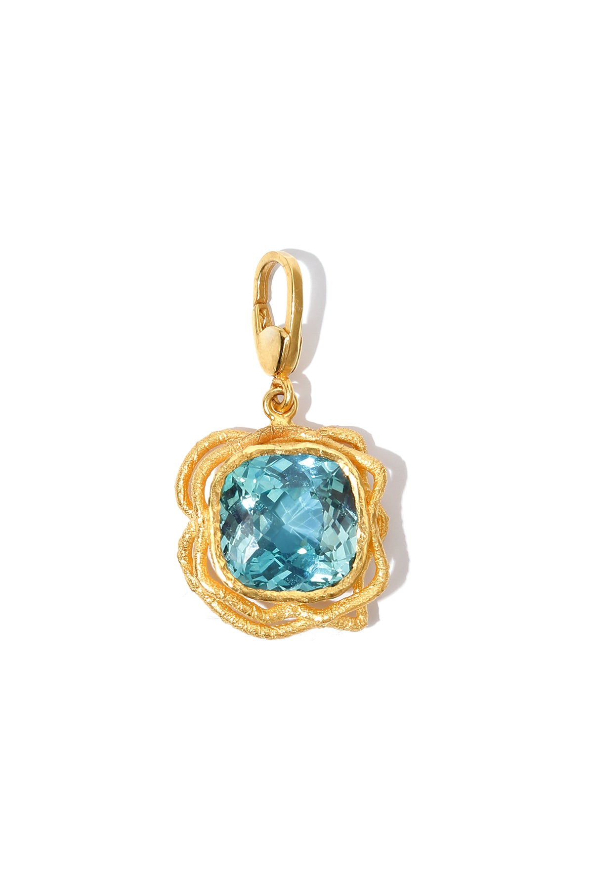 Aquamarine Raw Pendant