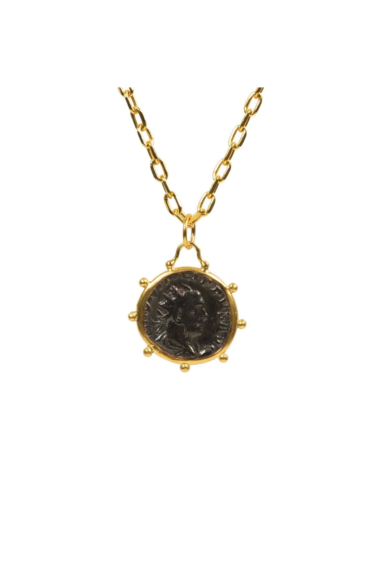 Beaded Small Medallion