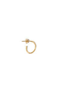 S Raw Ellipse Earring