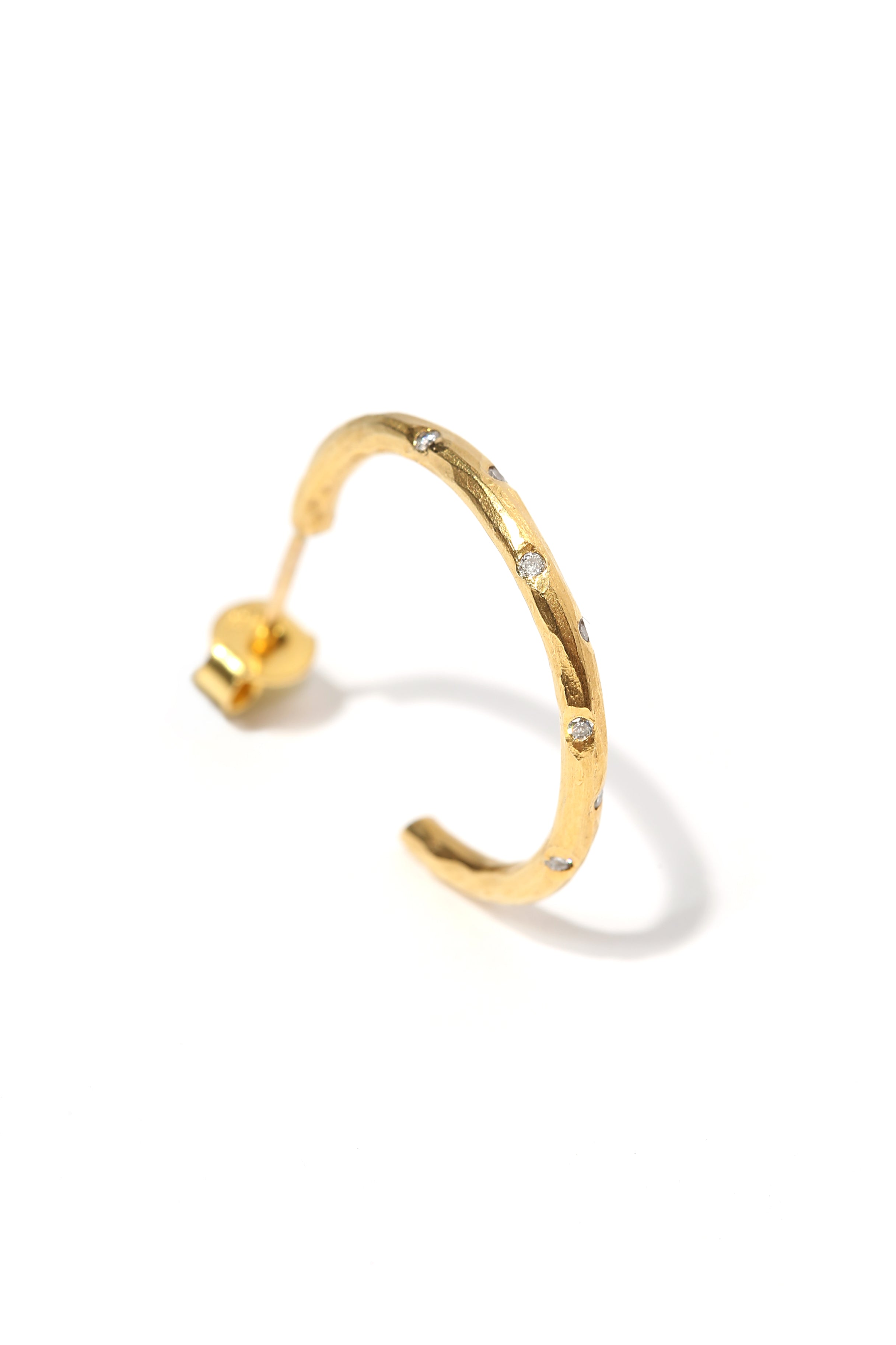 Hoop Earring With Diamonds