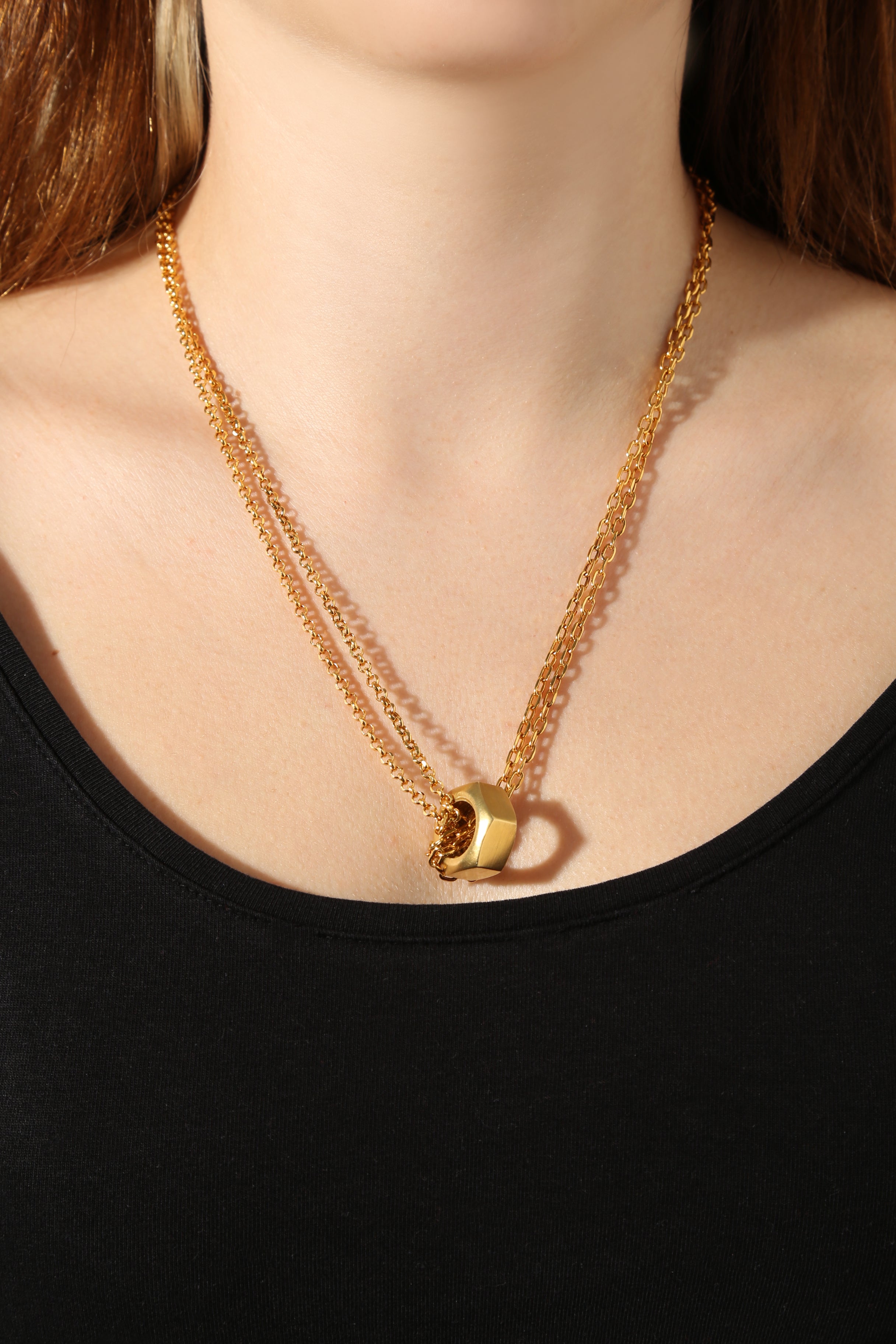Big Hex Nut Necklace