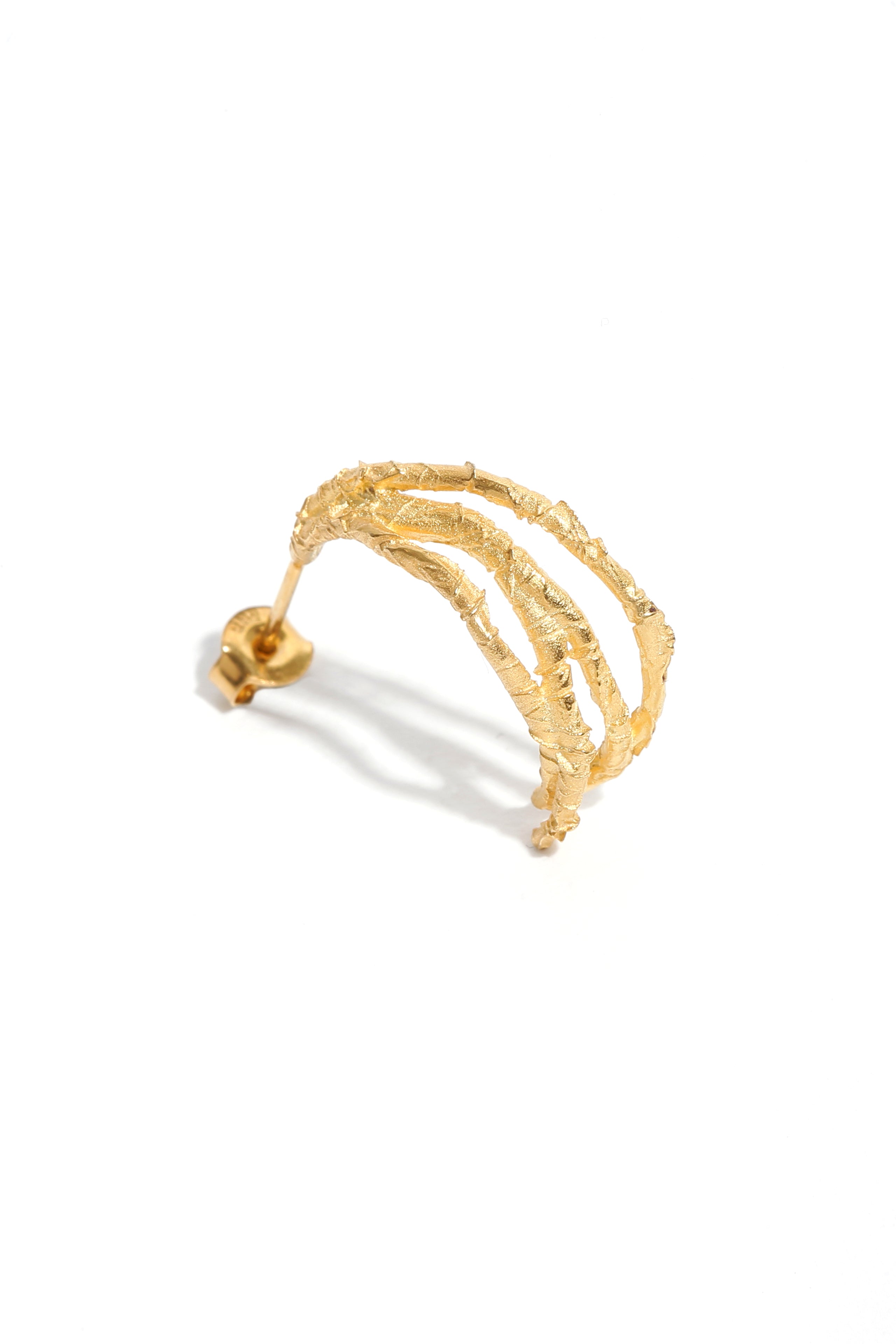 Quad Raw Earring