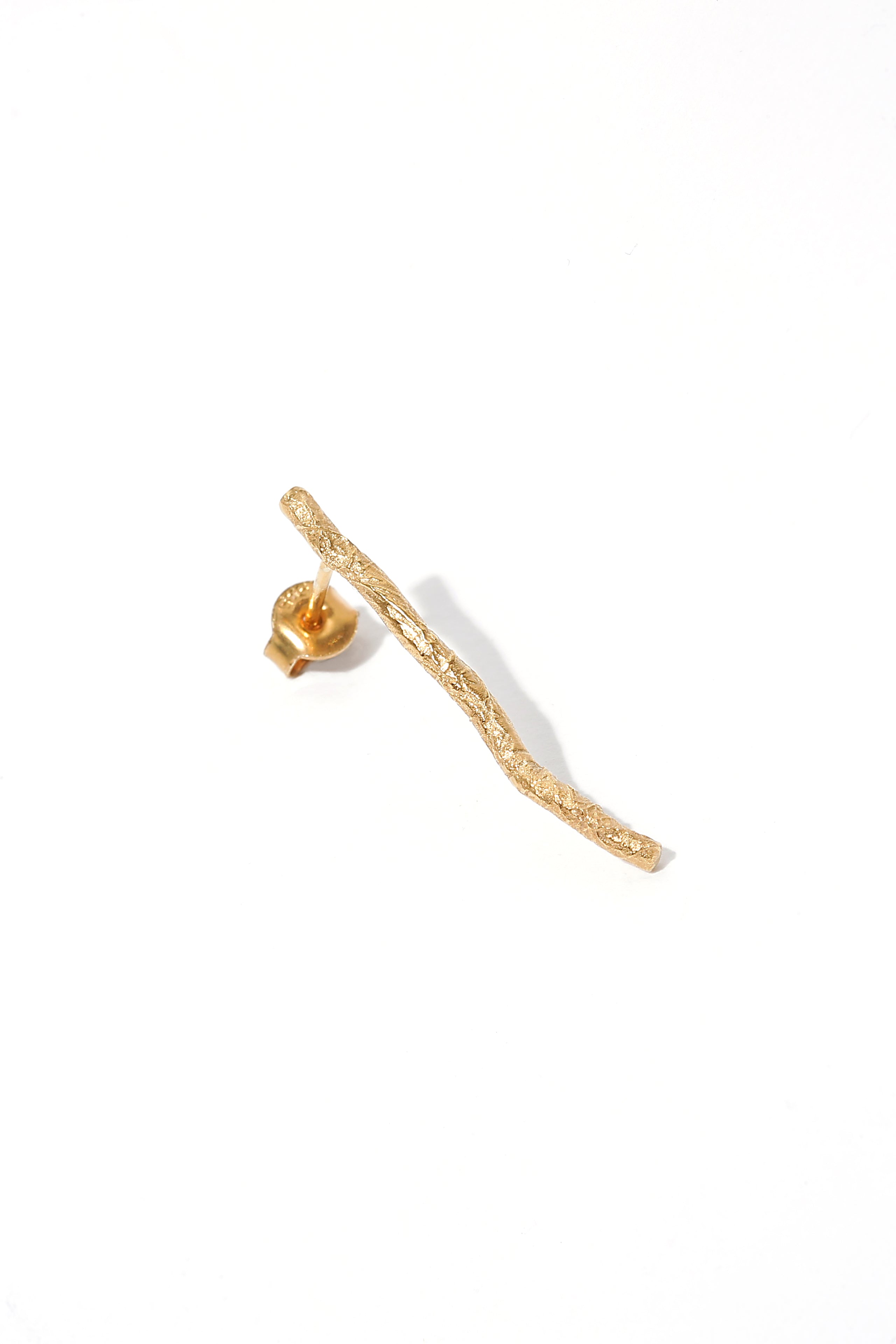 Stripe Raw Large Earring