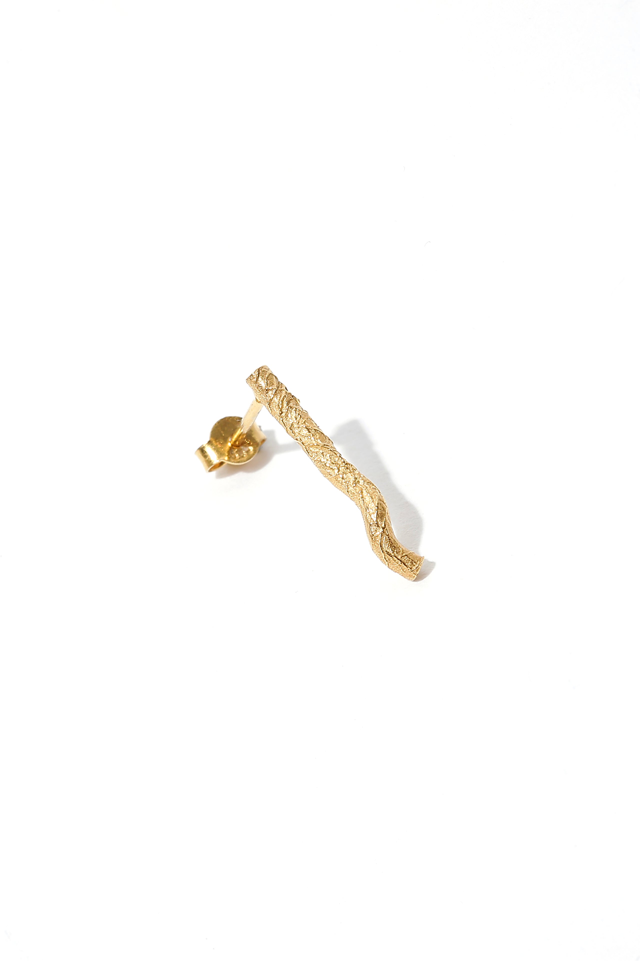 Stripe Raw Medium Earring