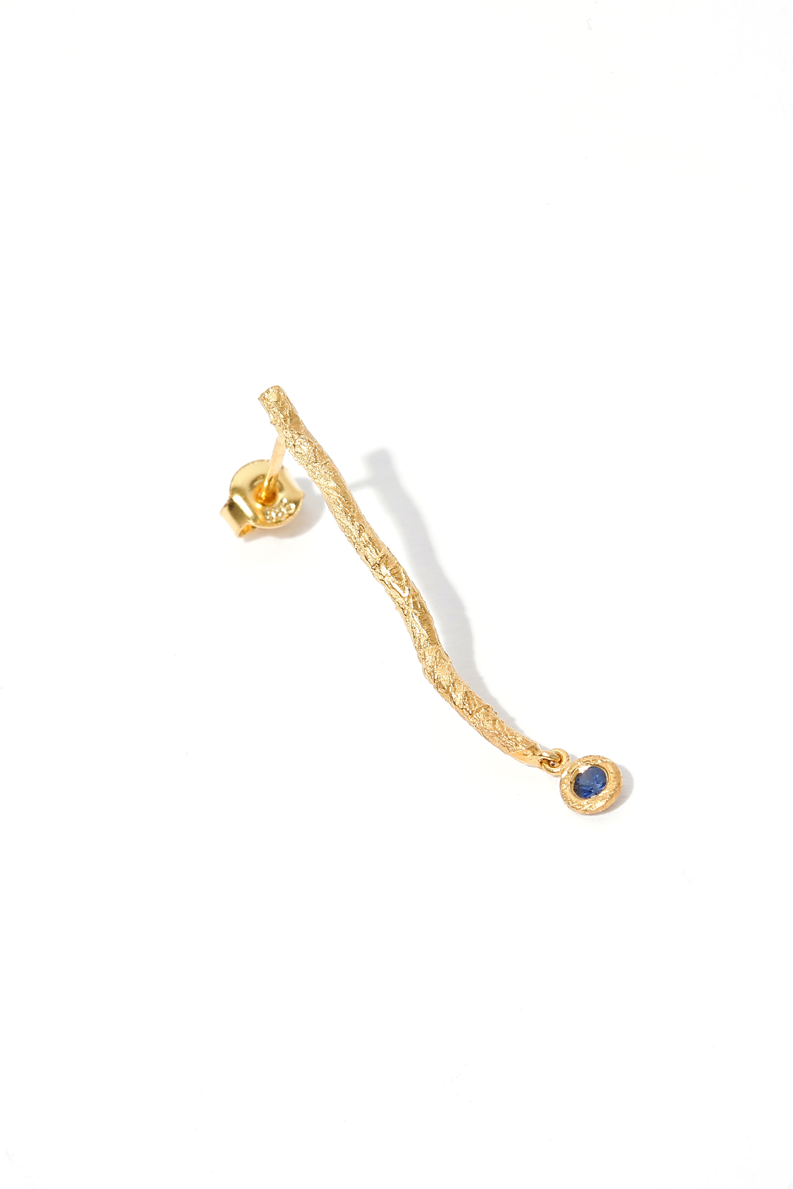 Stripe Gem Big Earring