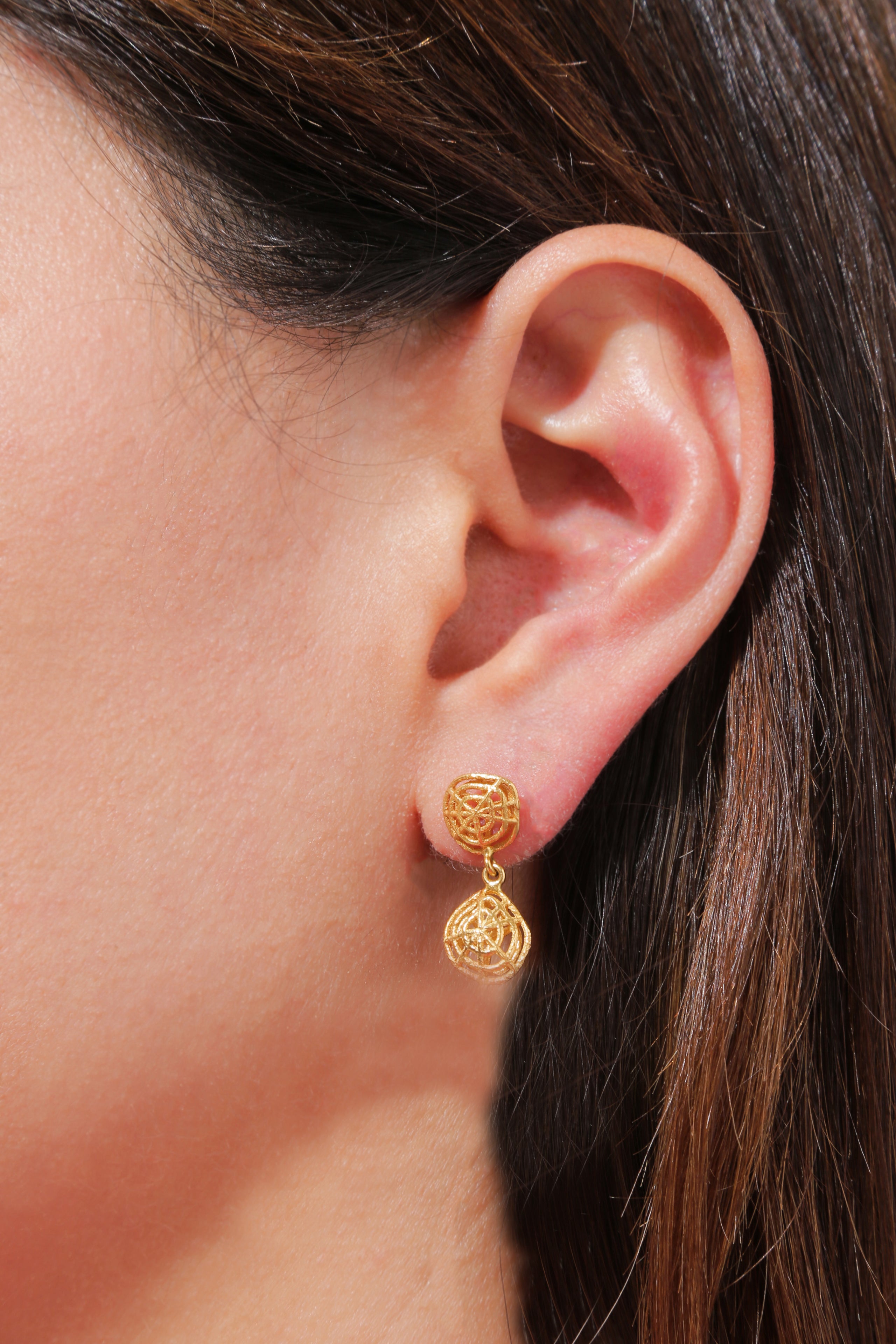 Raw Web Earring II